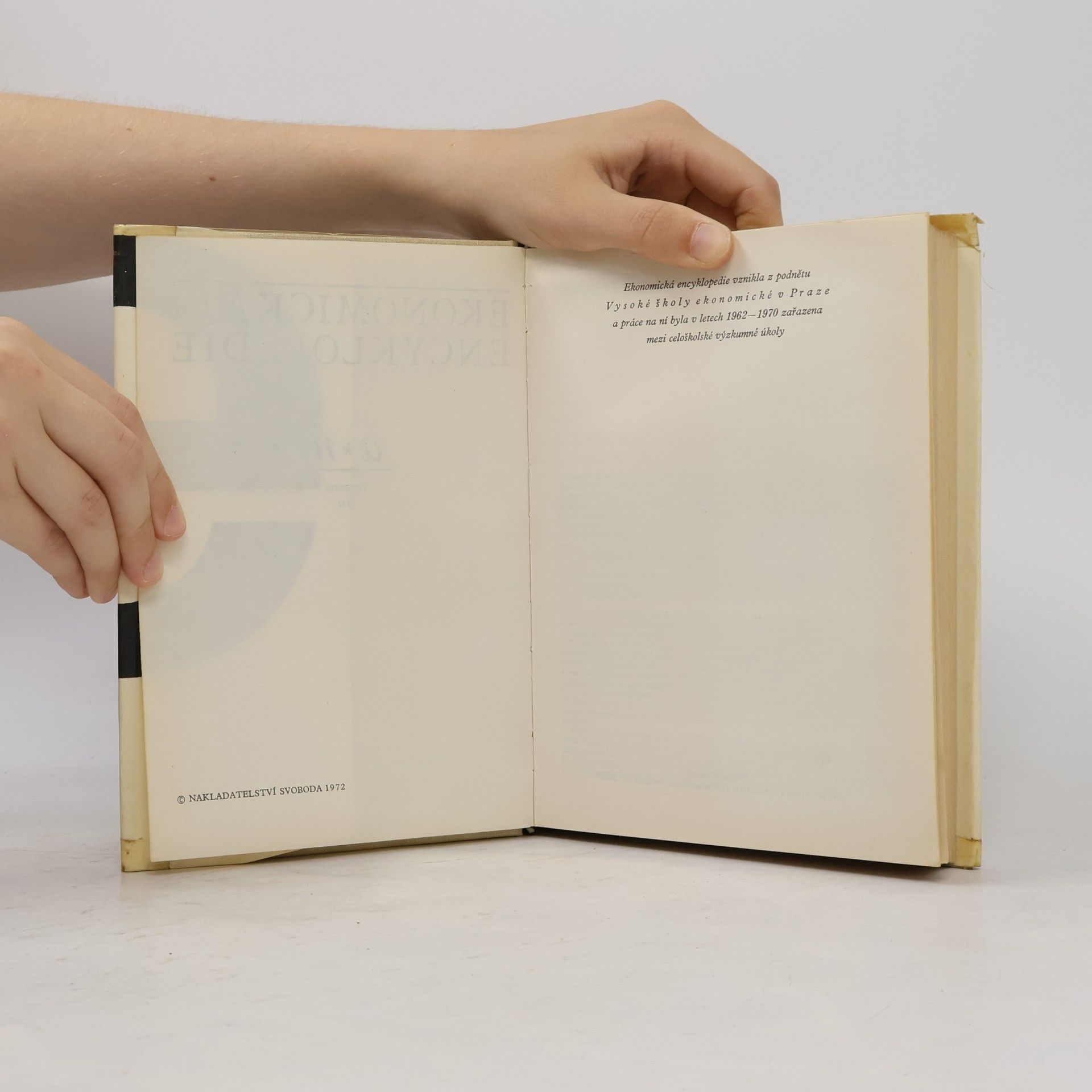 Various authors Ekonomická encyklopedie. I., A-N