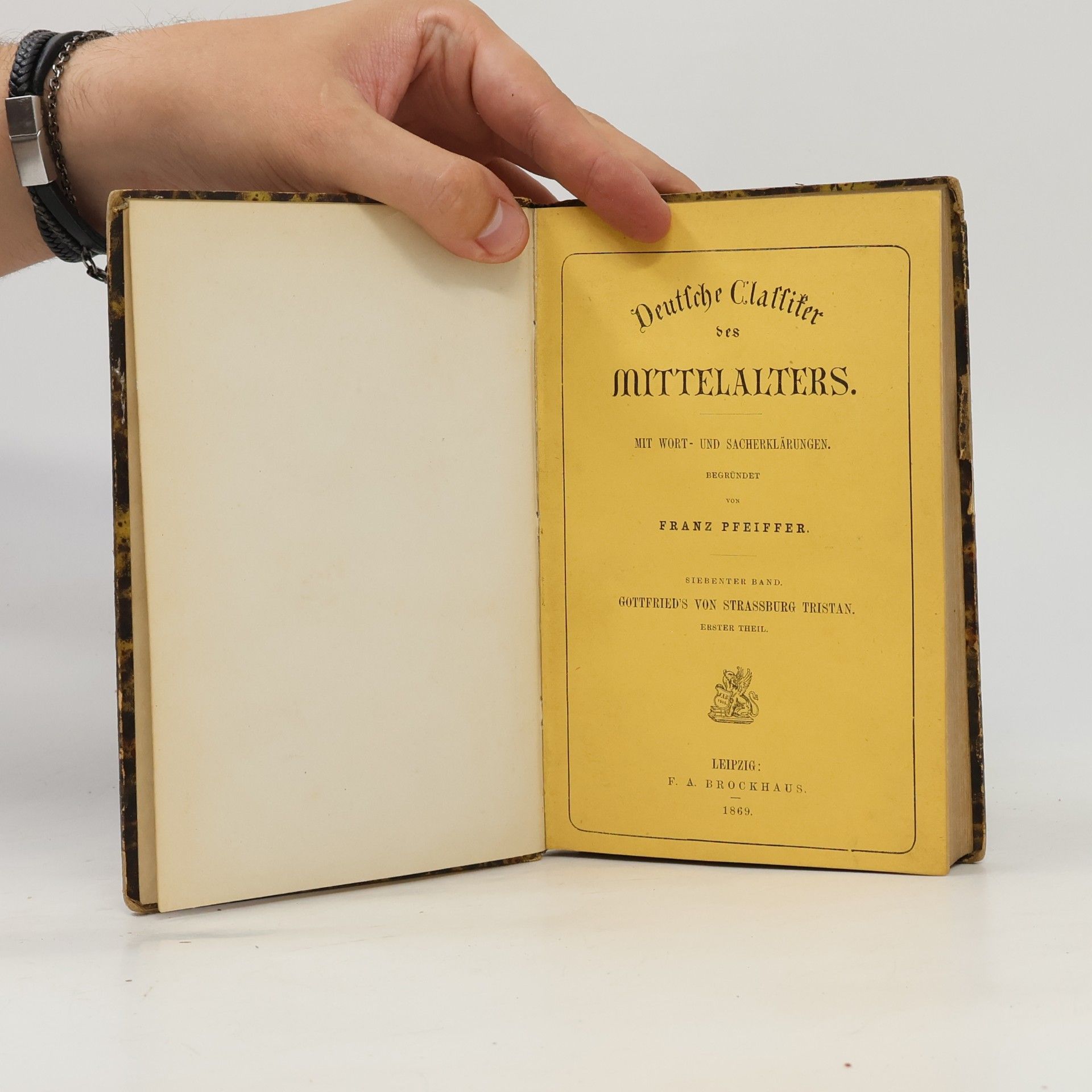 Franz Pfeiffer Deutsche Classiker des Mittelalters