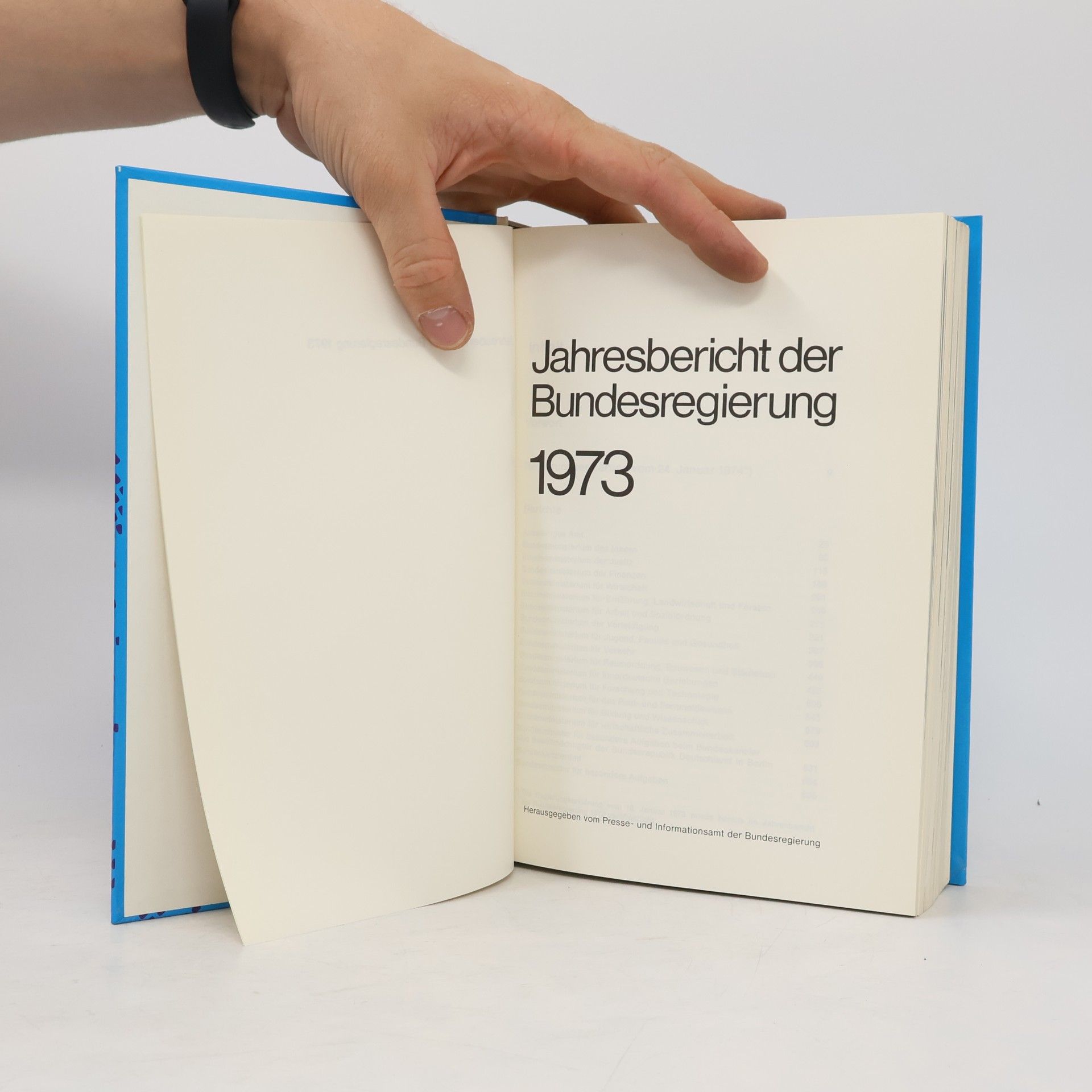 Autorenkollektiv Jahresbericht der Bundesregierung 1973