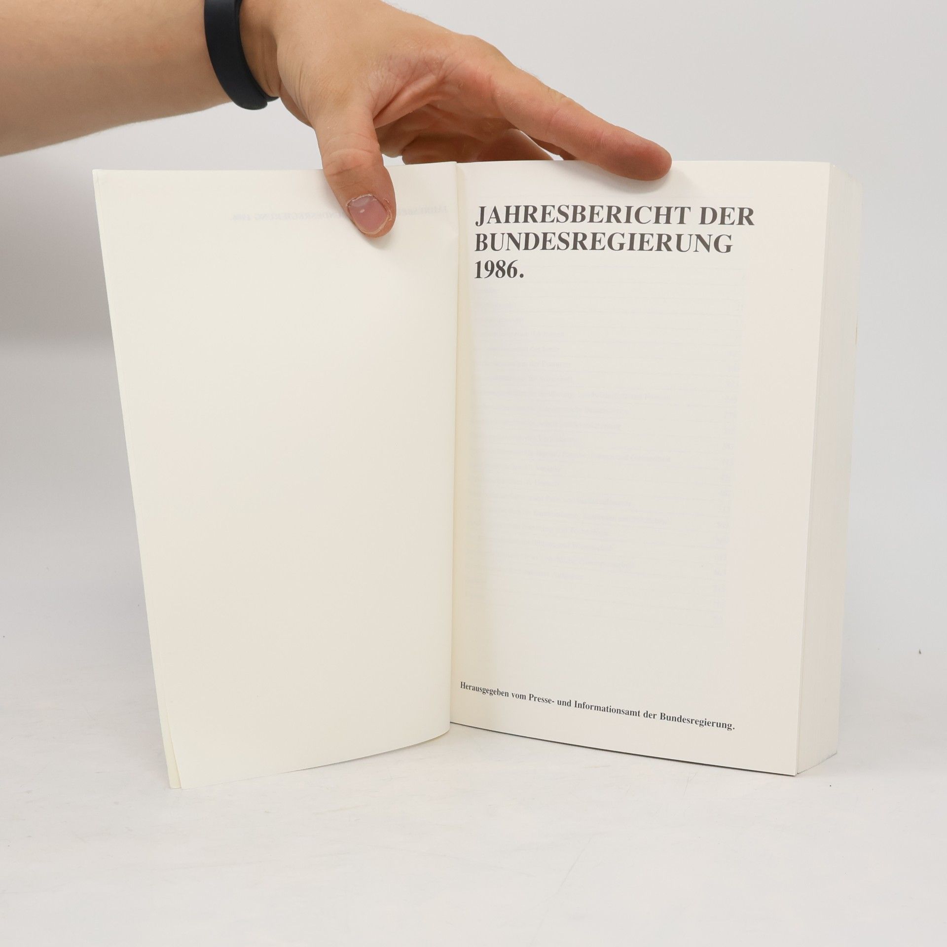 Autorenkollektiv Jahresbericht der Bundesregierung 1986
