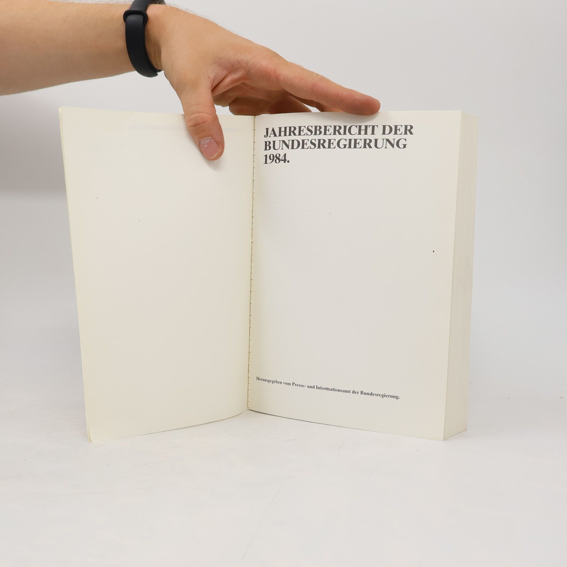 Autorenkollektiv Jahresbericht der Bundesregierung 1984