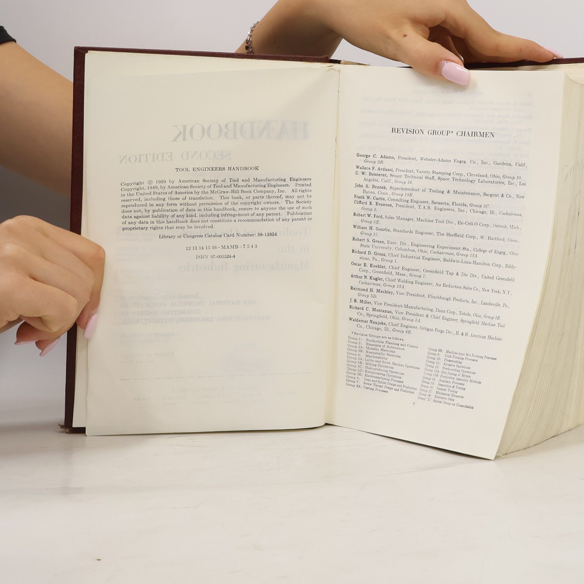 Various authors Tool Engineers Handbook