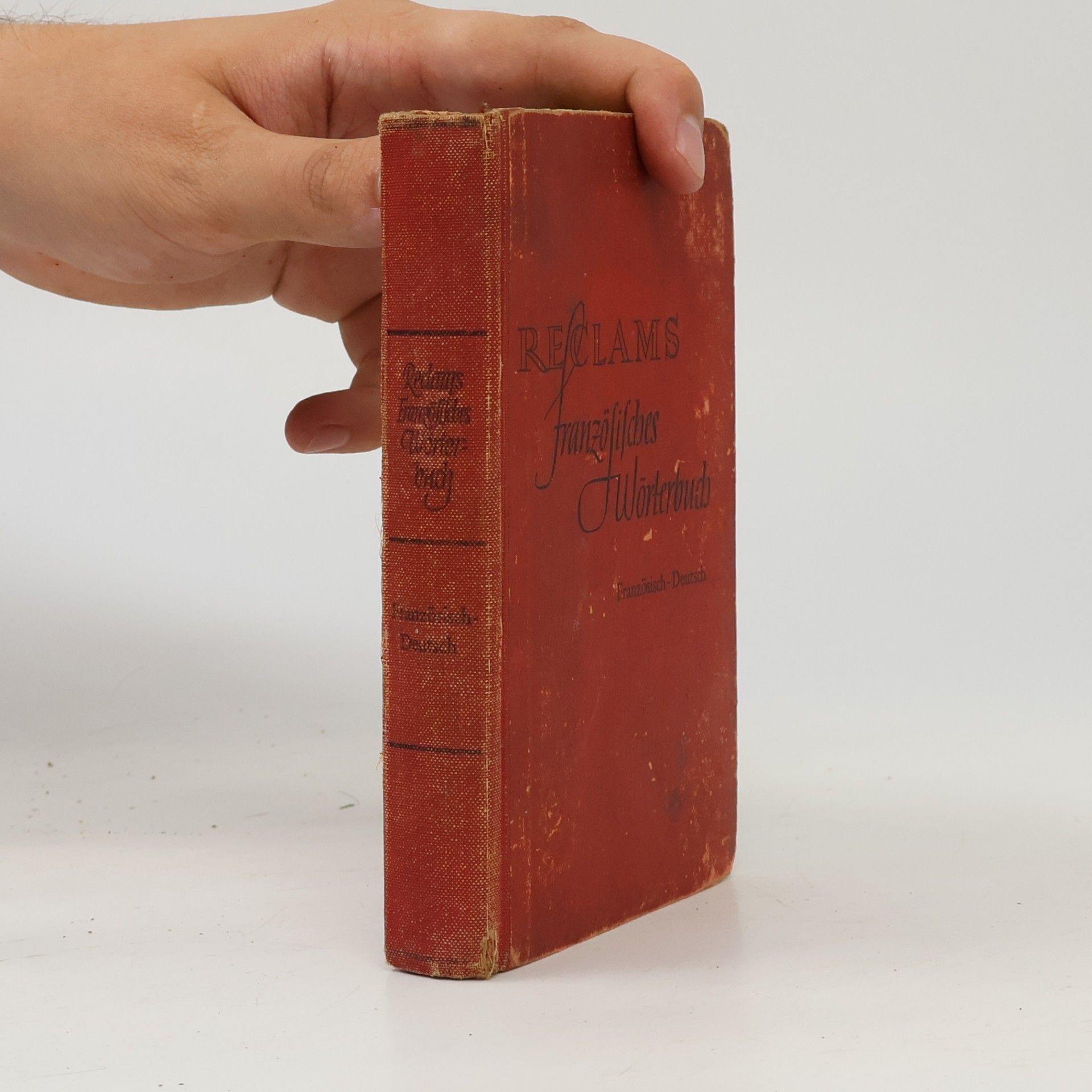 Reclams Wörterbuch der französischen und deutschen Sprache