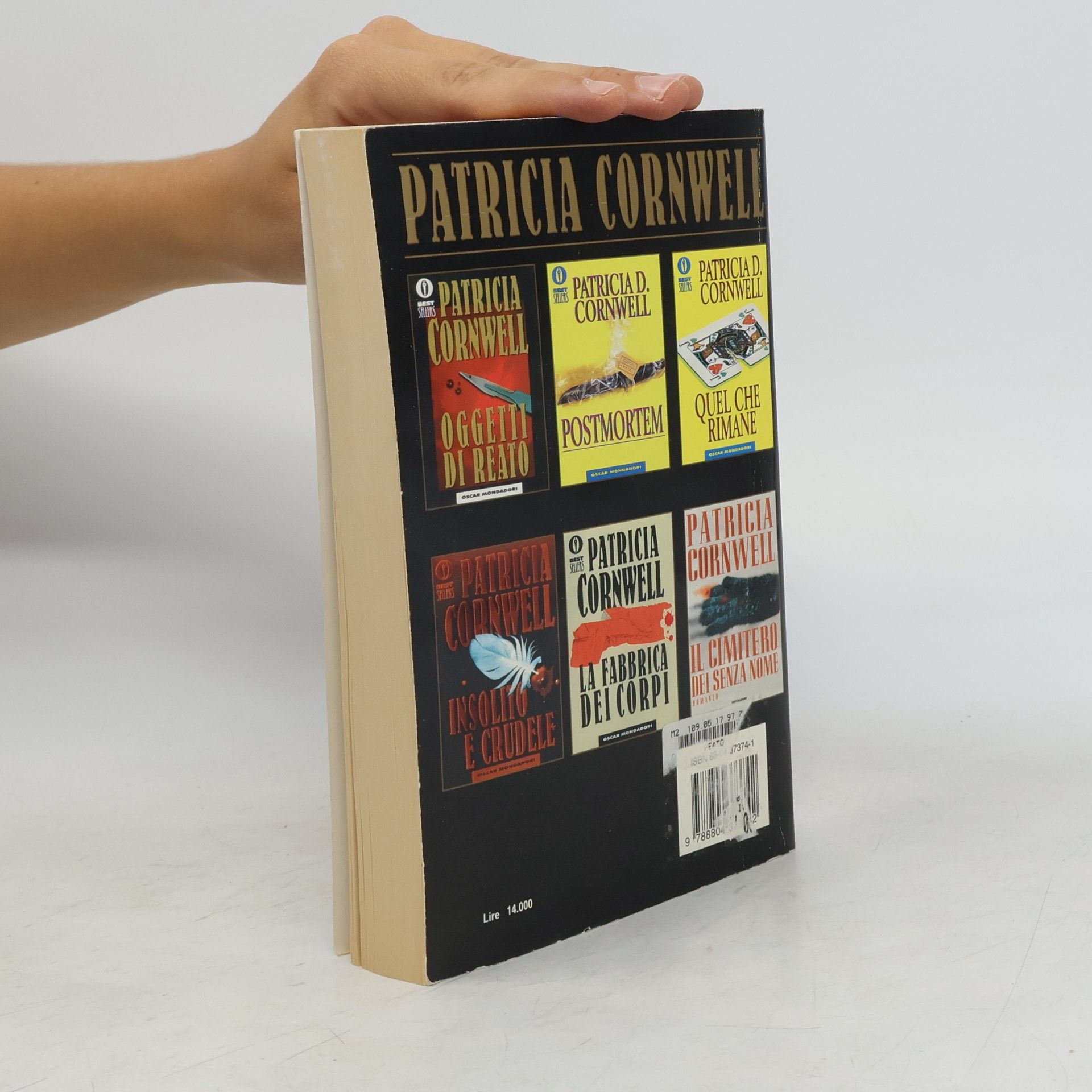 Patricia Cornwell Oggetti di reato