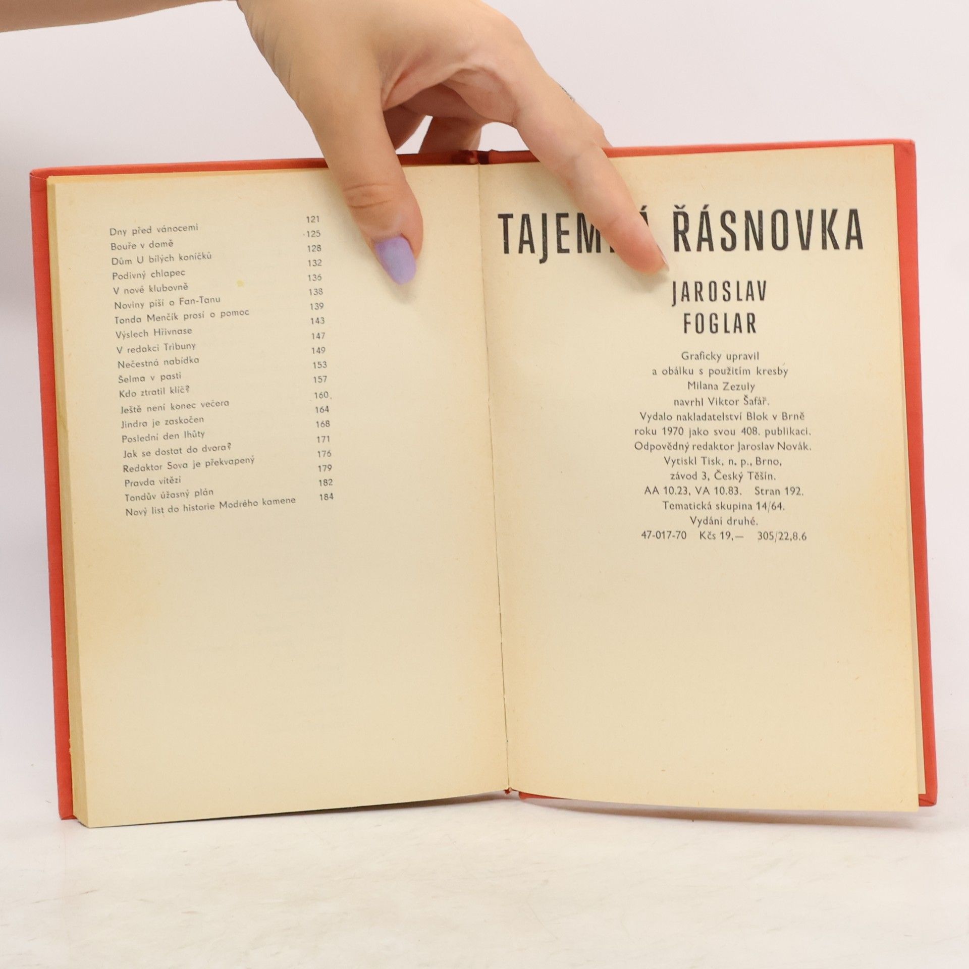 Jaroslav Foglar Tajemná Řásnovka