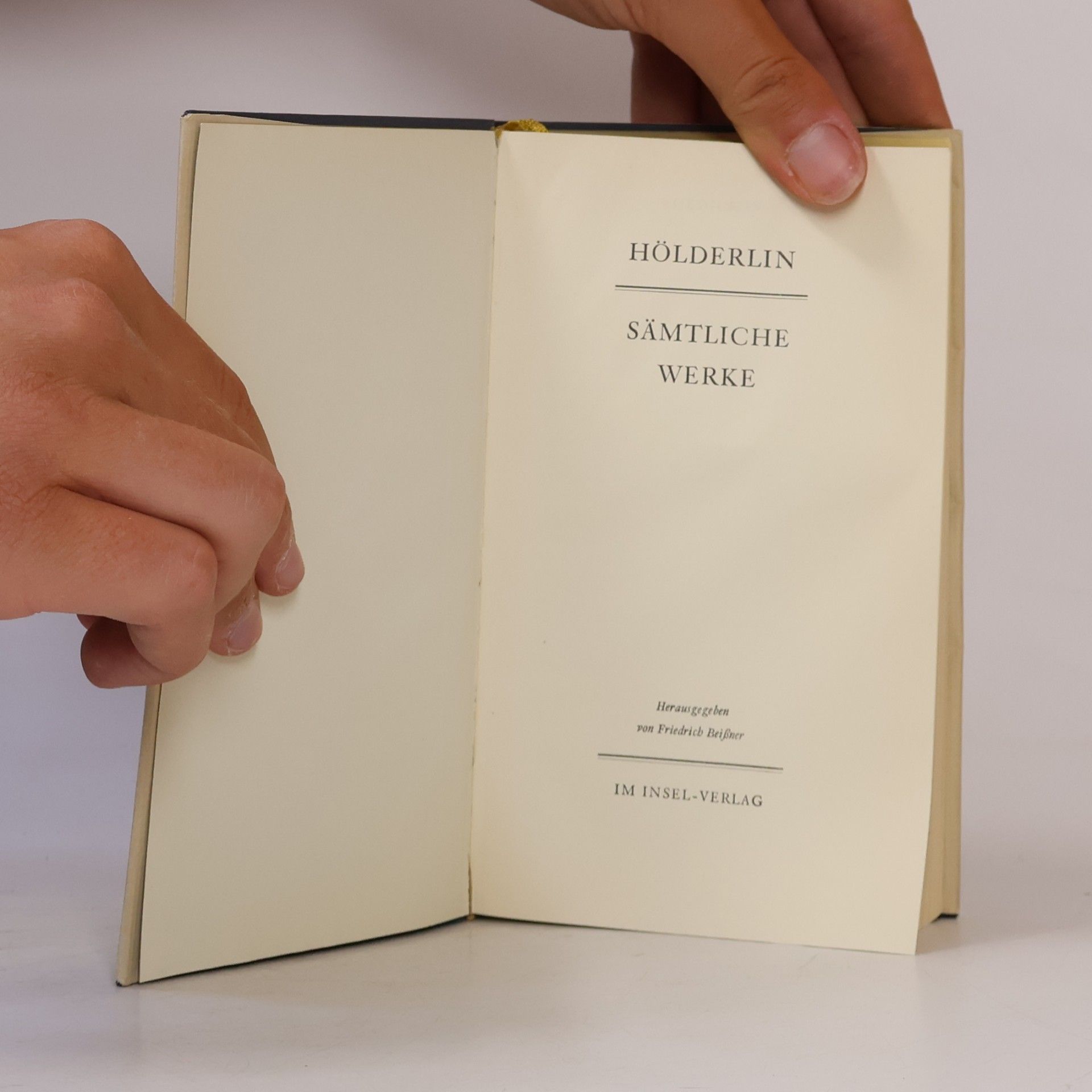 Friedrich Hölderlin Sämtliche Werke