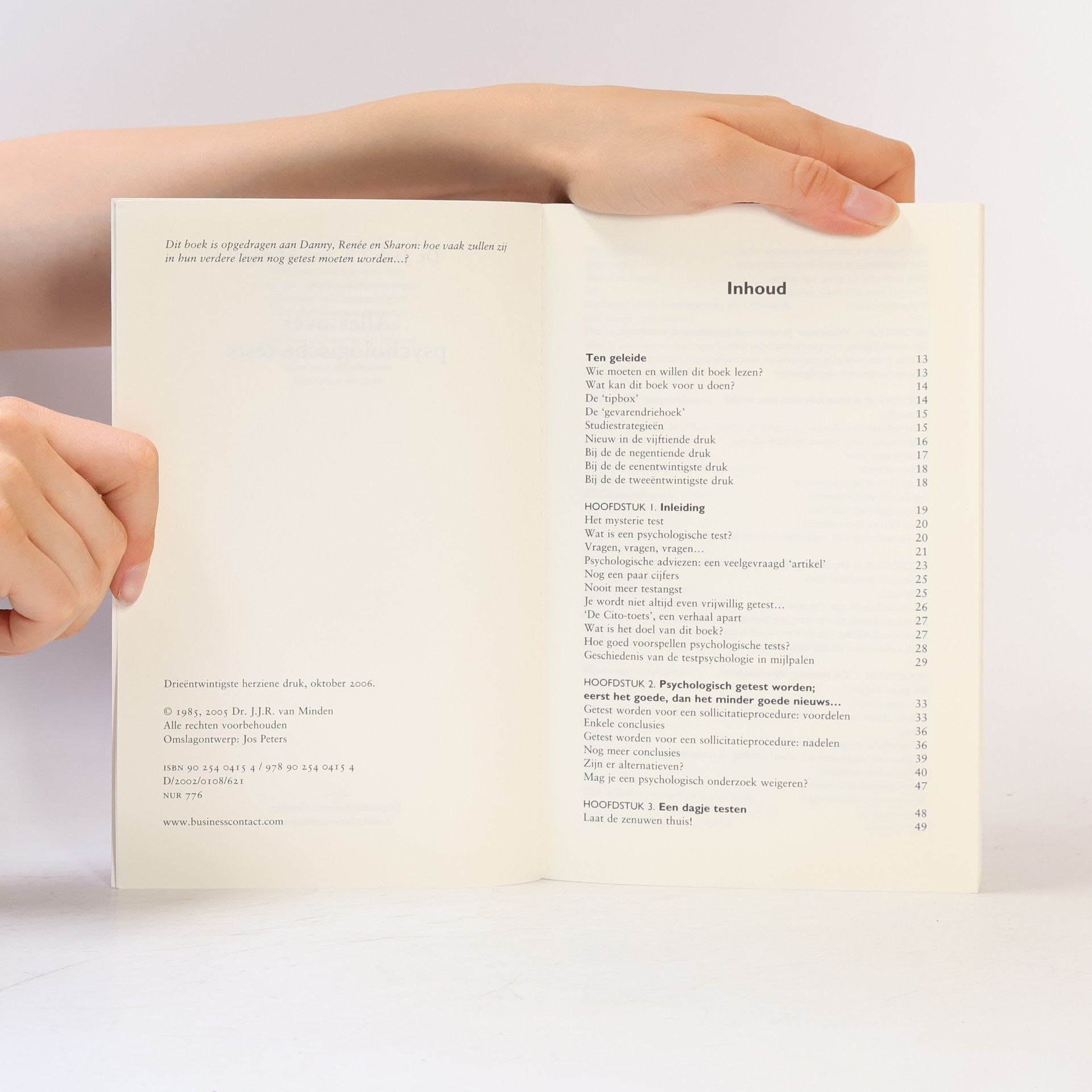 Jack J. R. van Minden Alles over psychologische tests