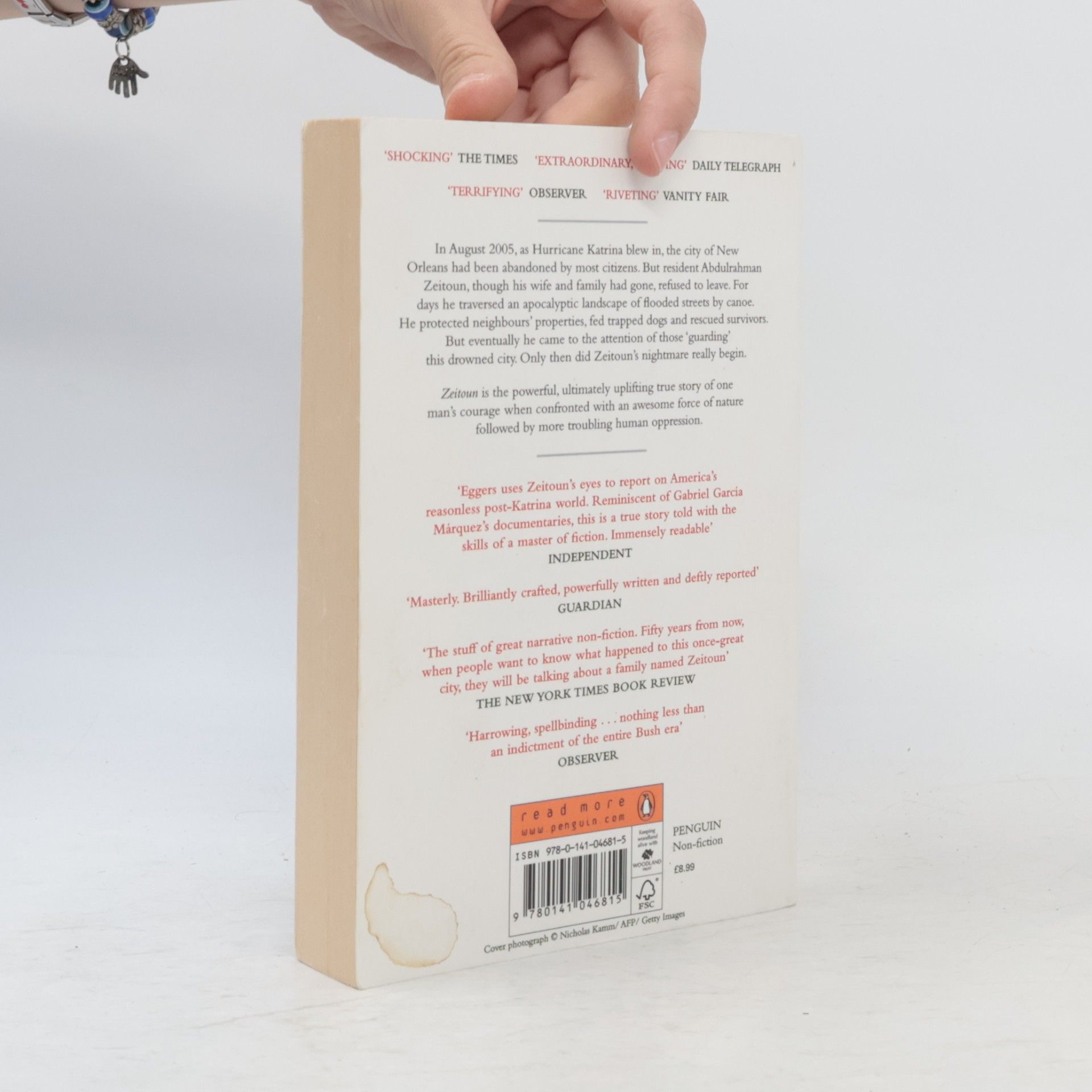Dave Eggers Zeitoun, English edition