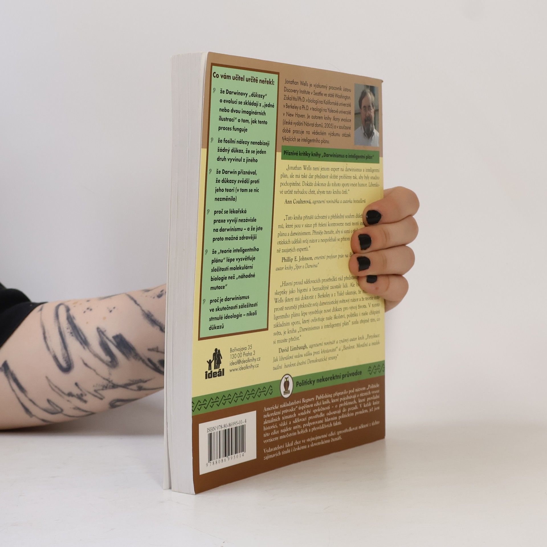 Jonathan Wells Darwinismus a inteligentní plán
