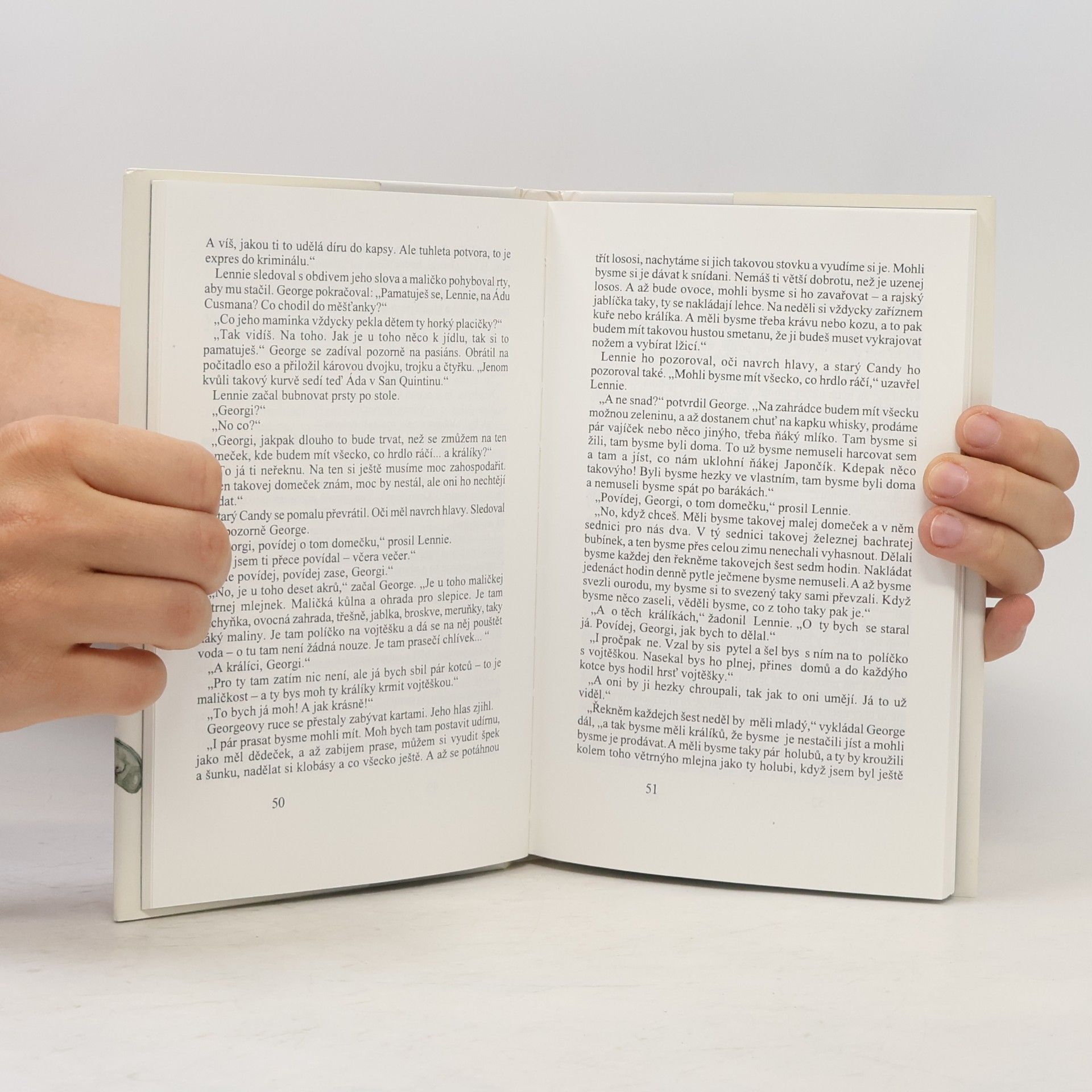 John Steinbeck O myších a lidech. Plameny zářivé