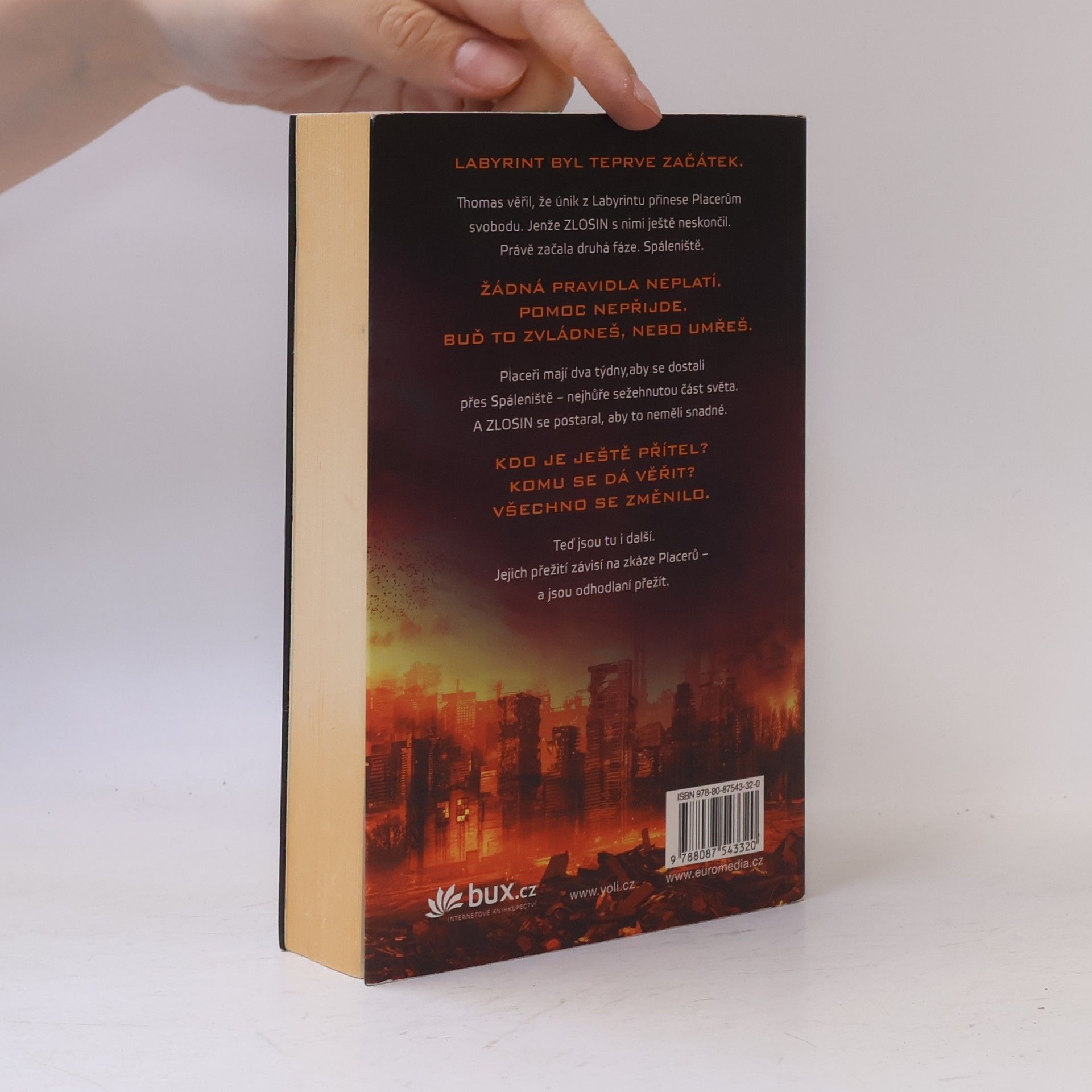 James Dashner Labyrint. 2, Spáleniště: zkouška
