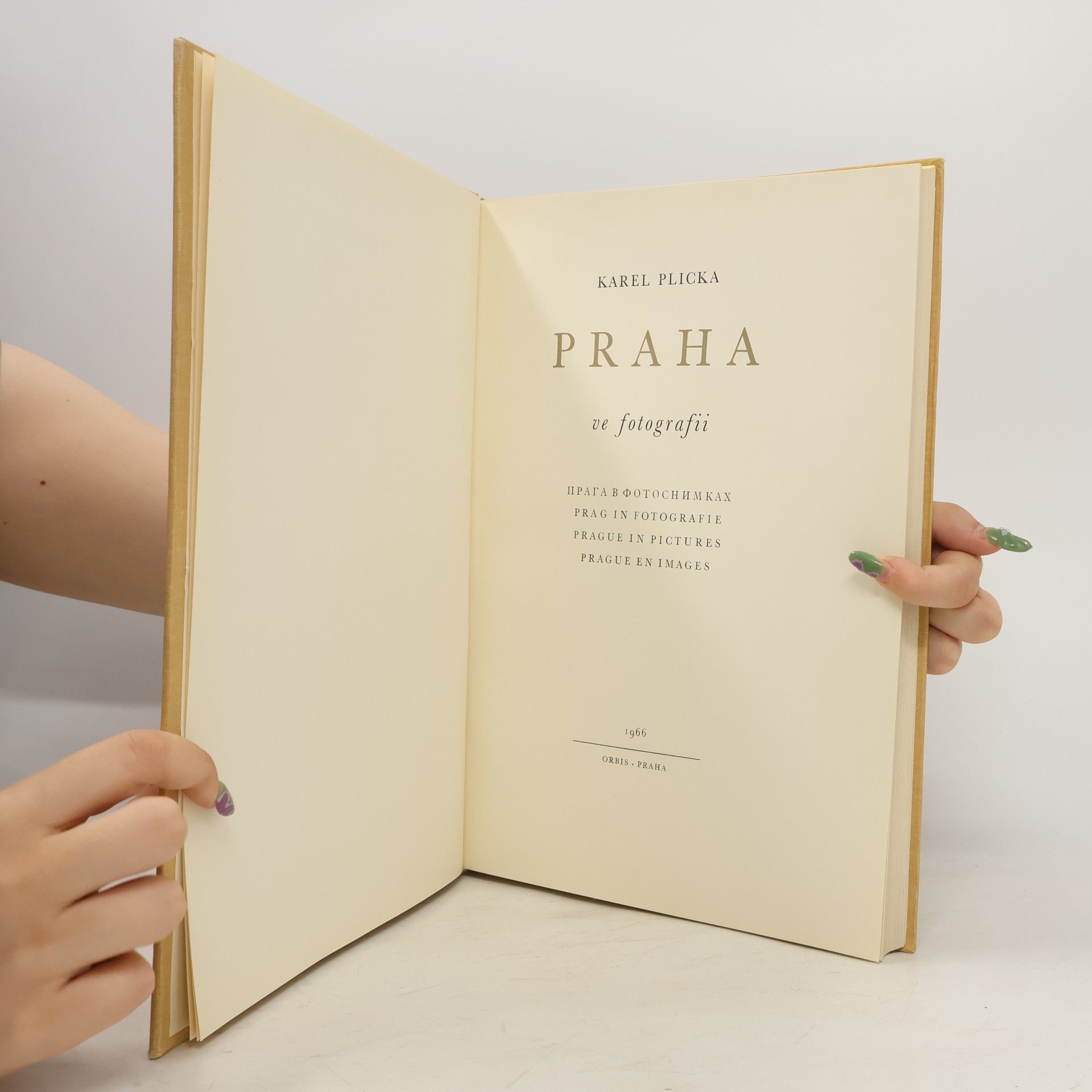 Karel Plicka Praha ve fotografii