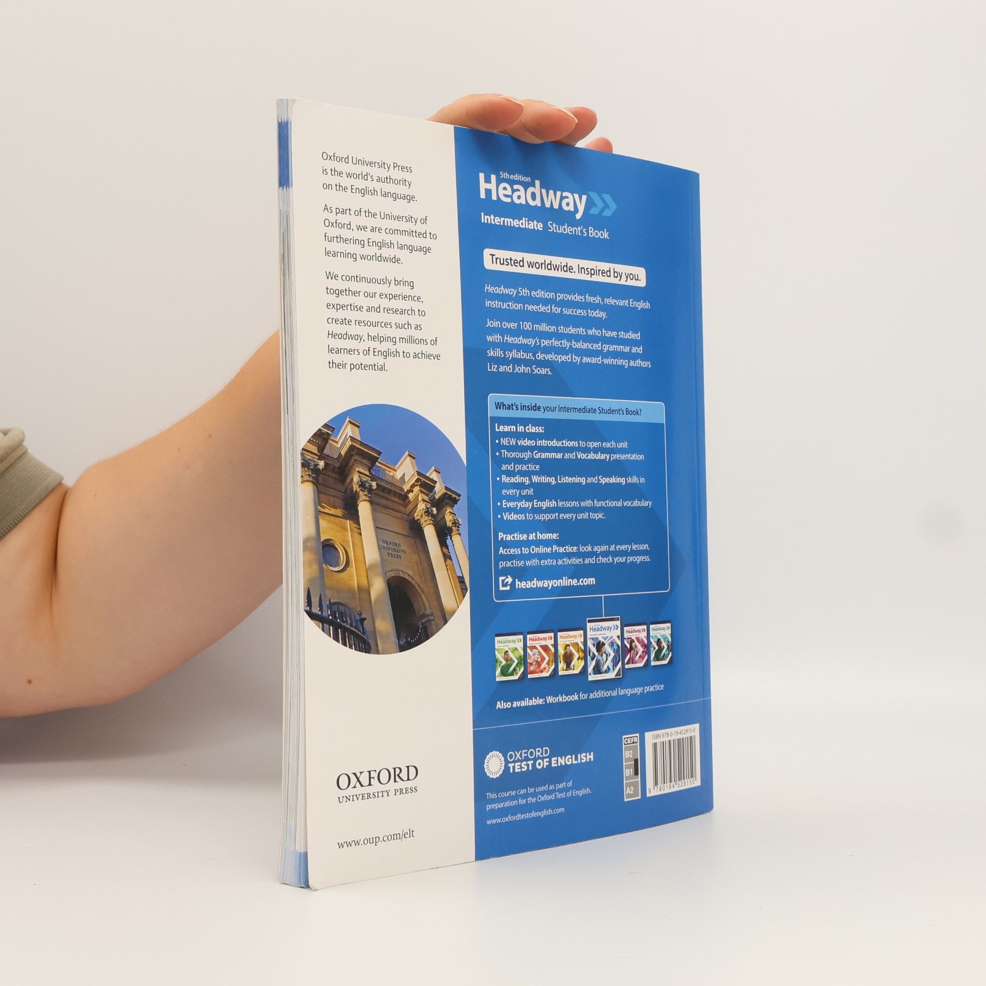Autorenkollektiv New Headway Fifth Edition Intermediate Student's Book with Online Practice