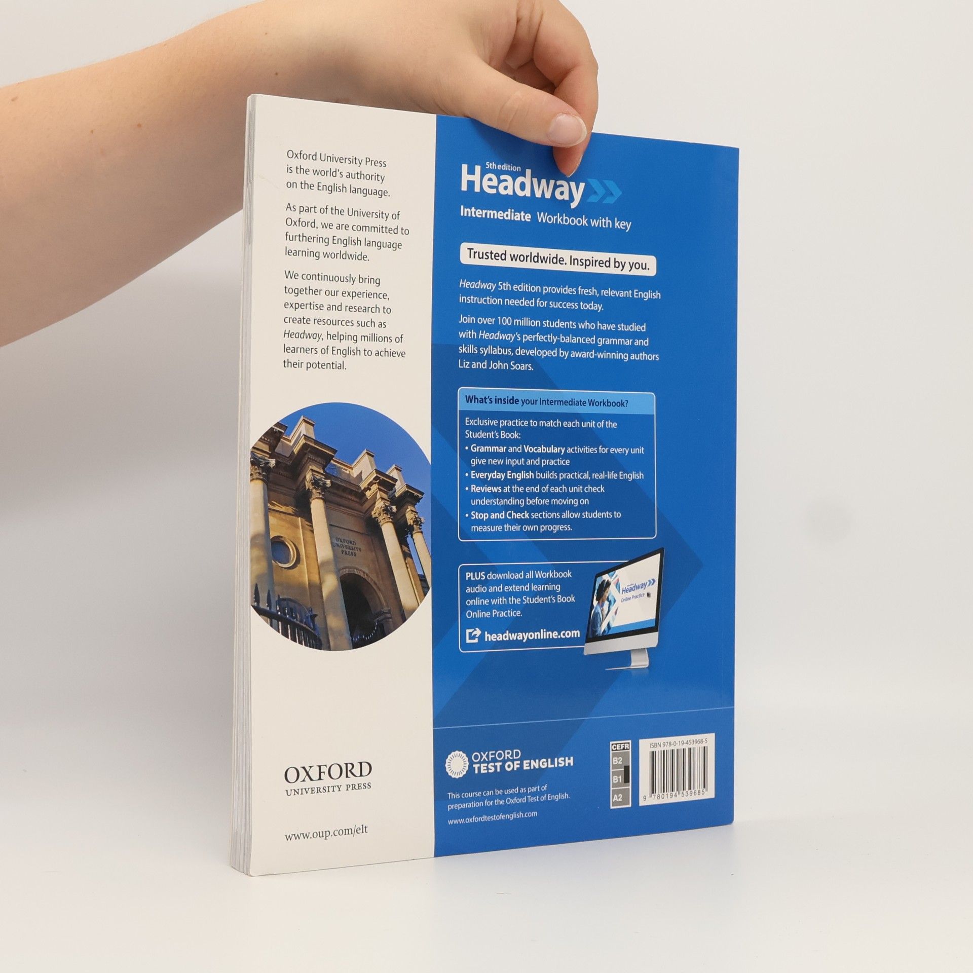 Liz Soars Headway: Intermediate: Workbook with Key (5th Edition)