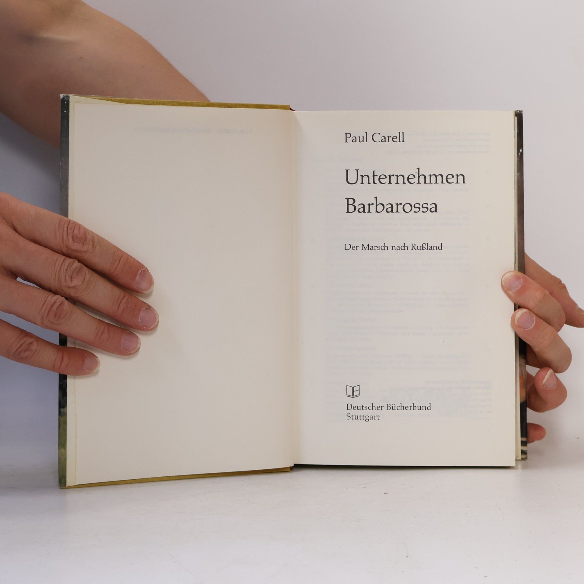Paul Carell Unternehmen Barbarossa