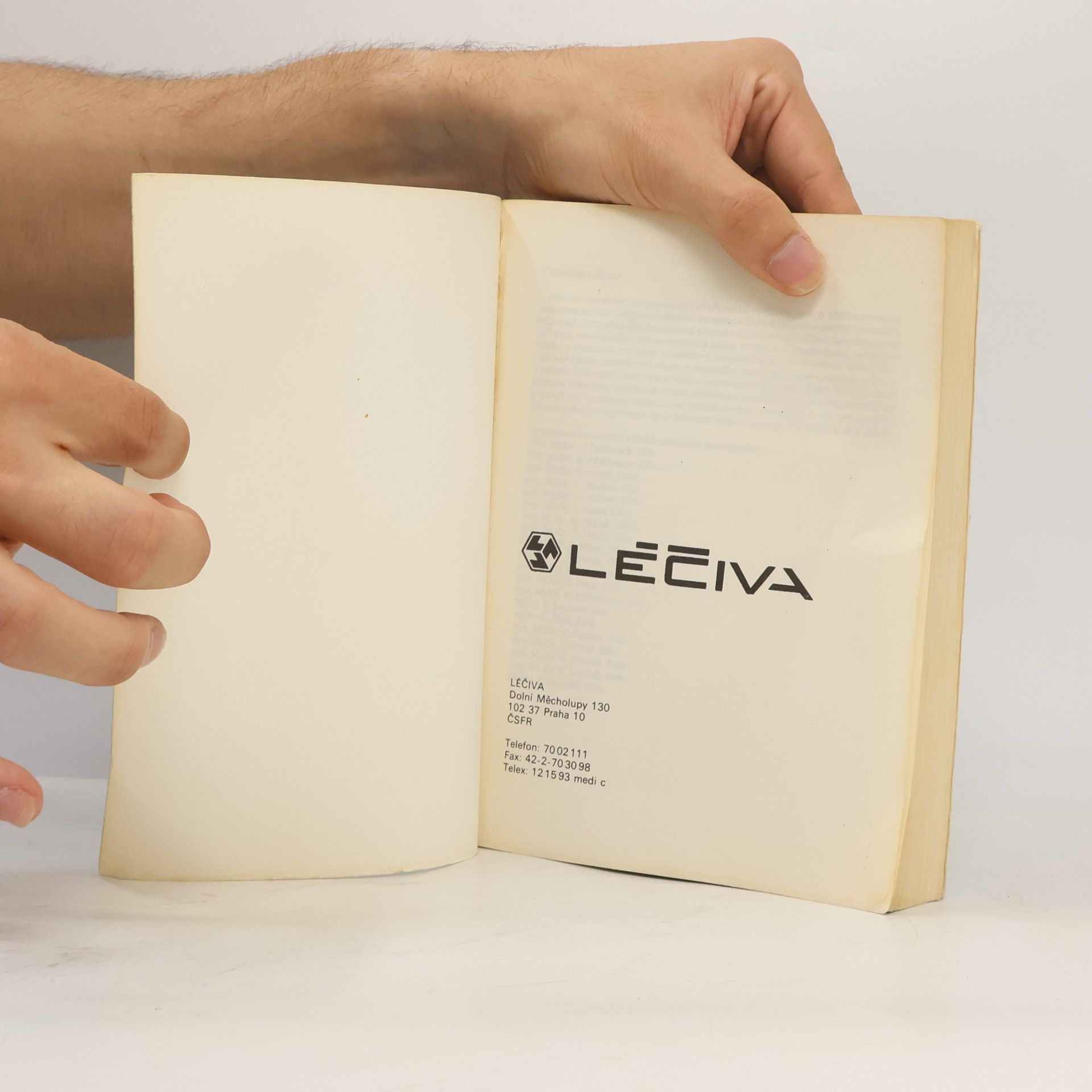 Kolektiv autorů Vademecum. Léčiva 1992
