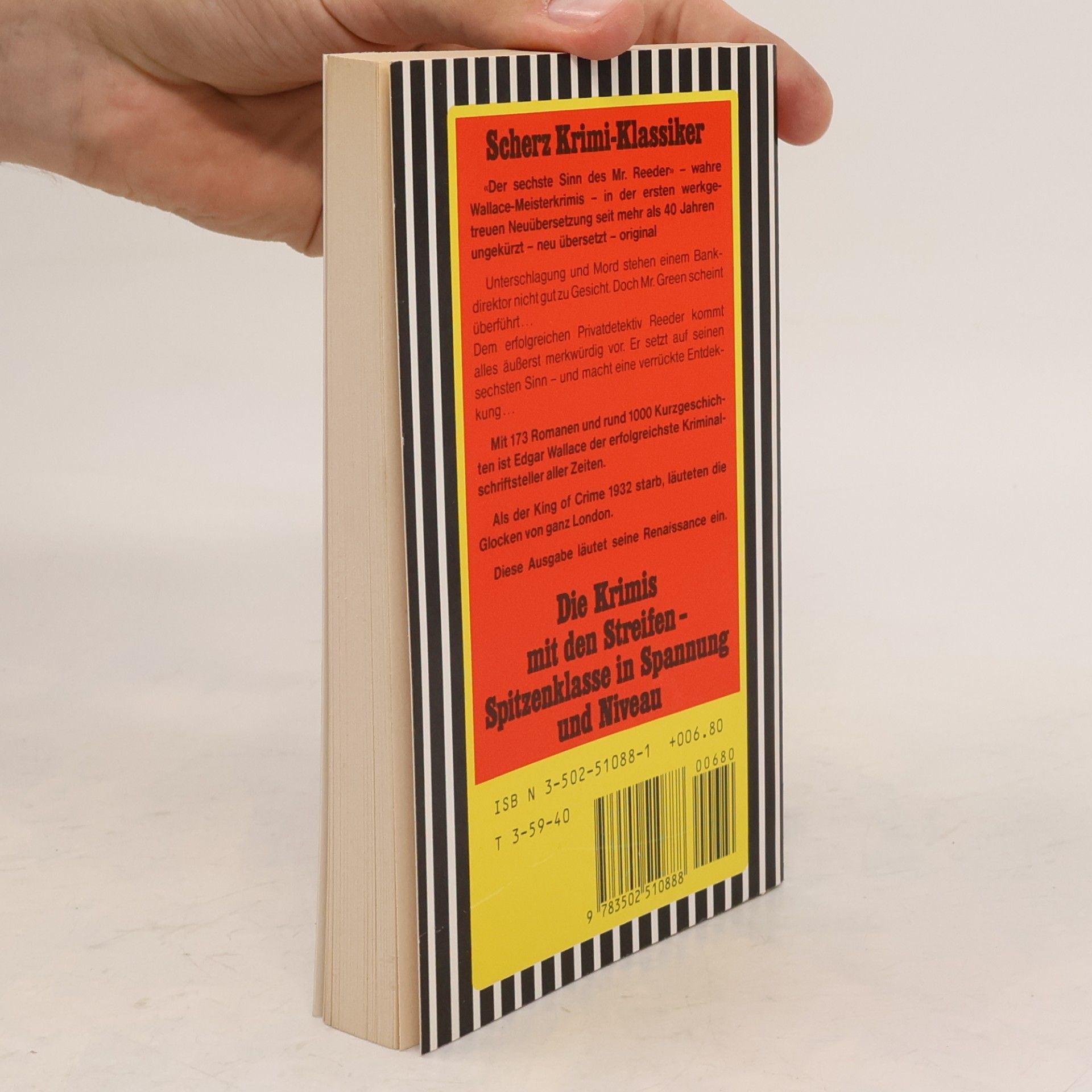 Edgar Wallace Der sechste Sinn des Mr. Reeder