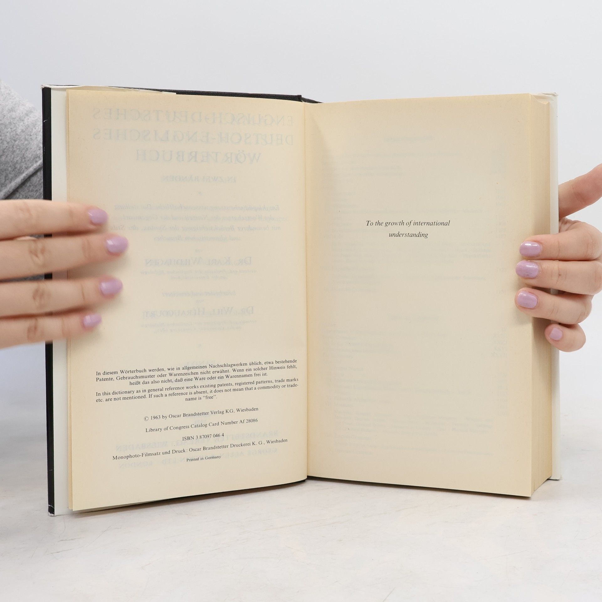 Karl Wildhagen  English-German, German-English Dictionary
