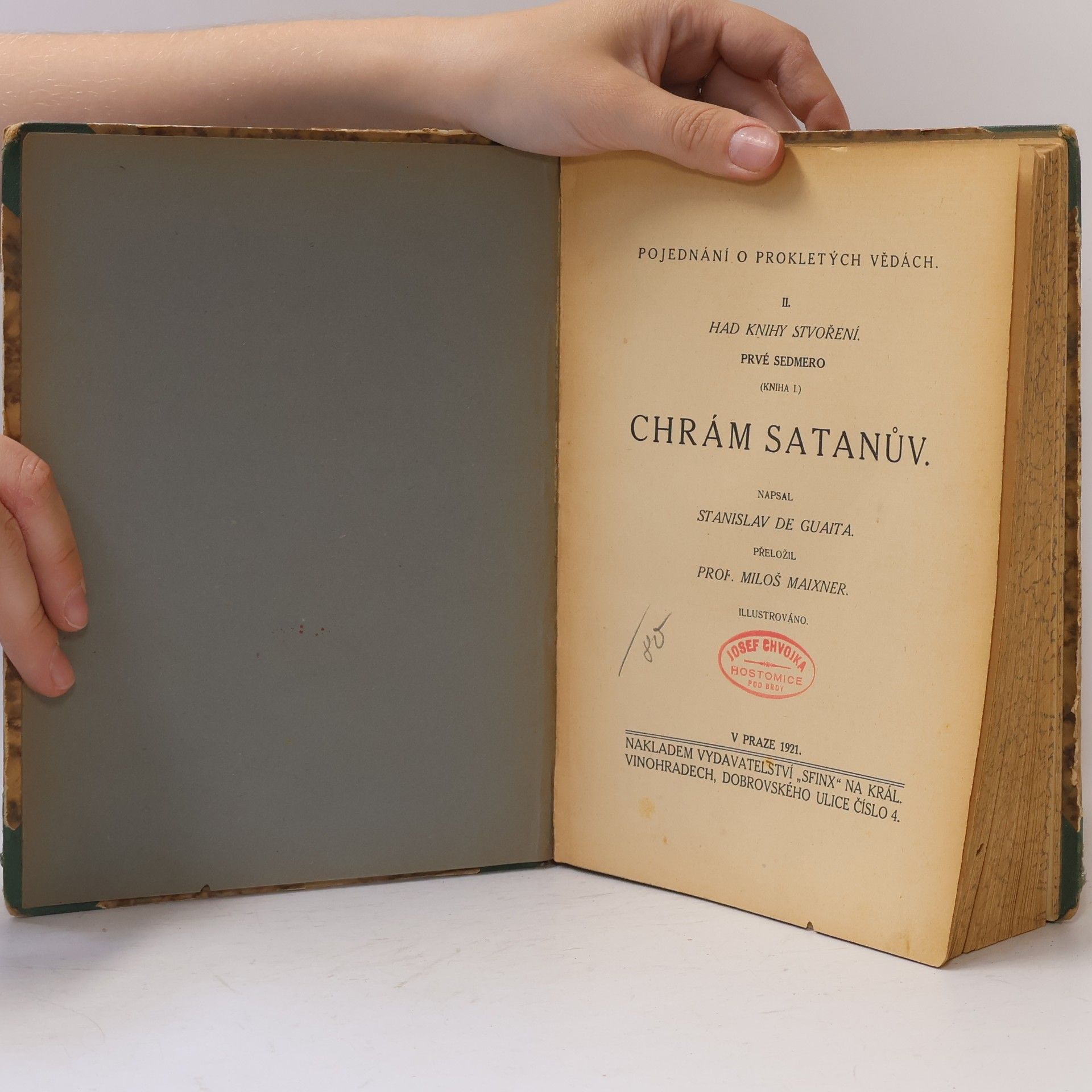 Stanislav de Guaita Chrám Satanův