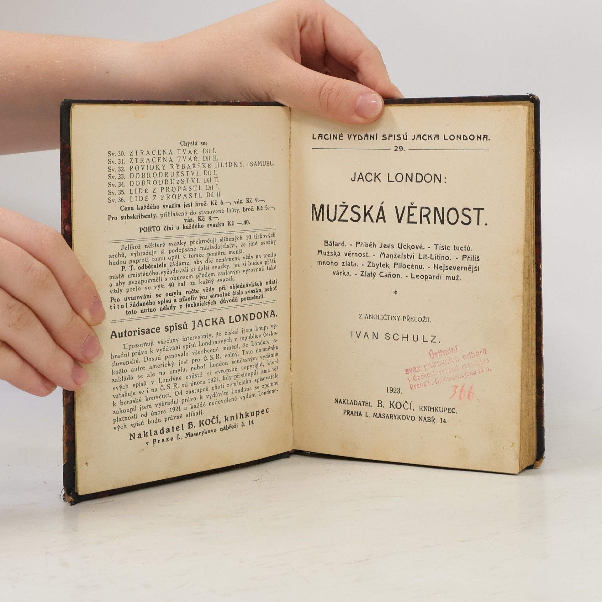 Jack London Mužská věrnost