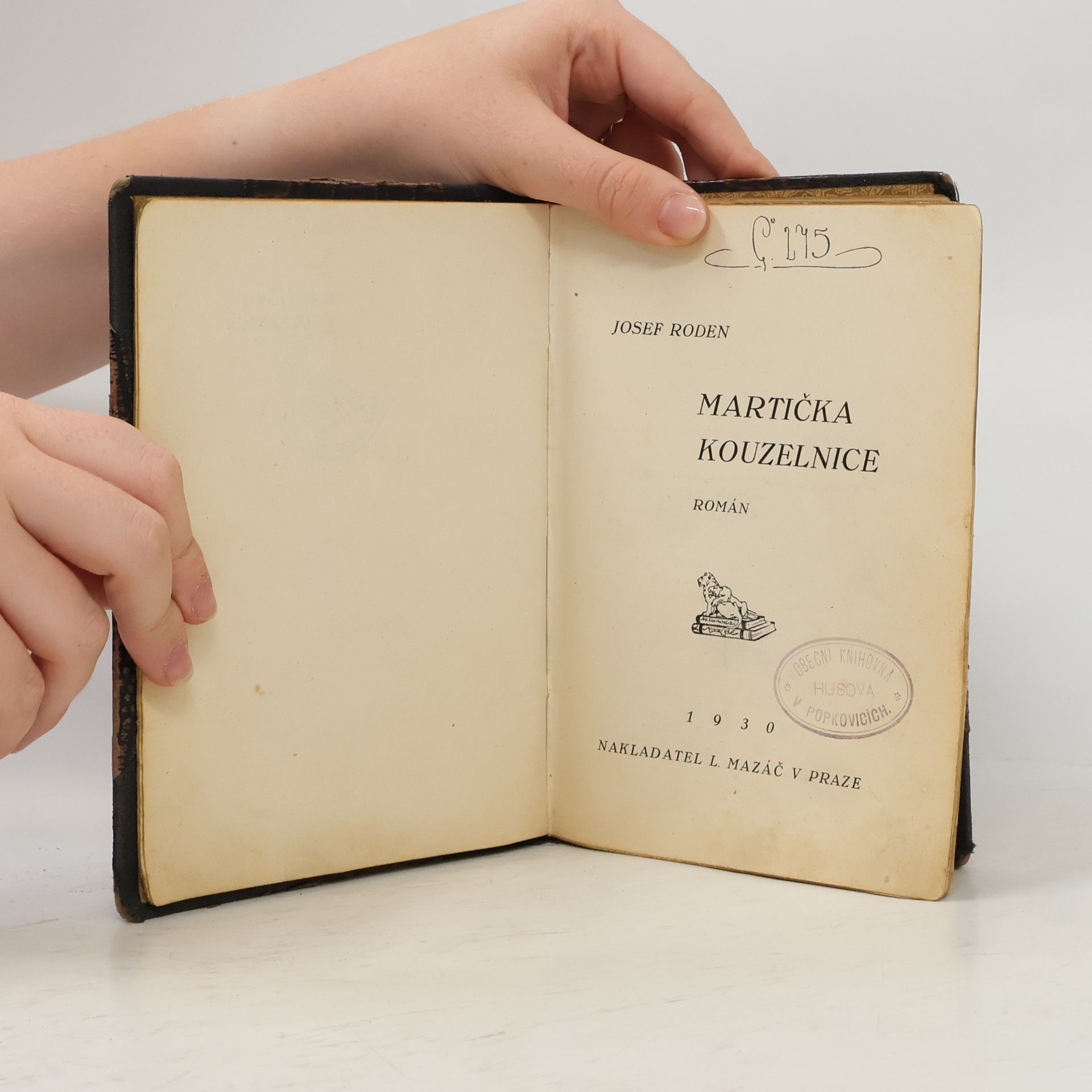 Josef Roden Martička kouzelnice