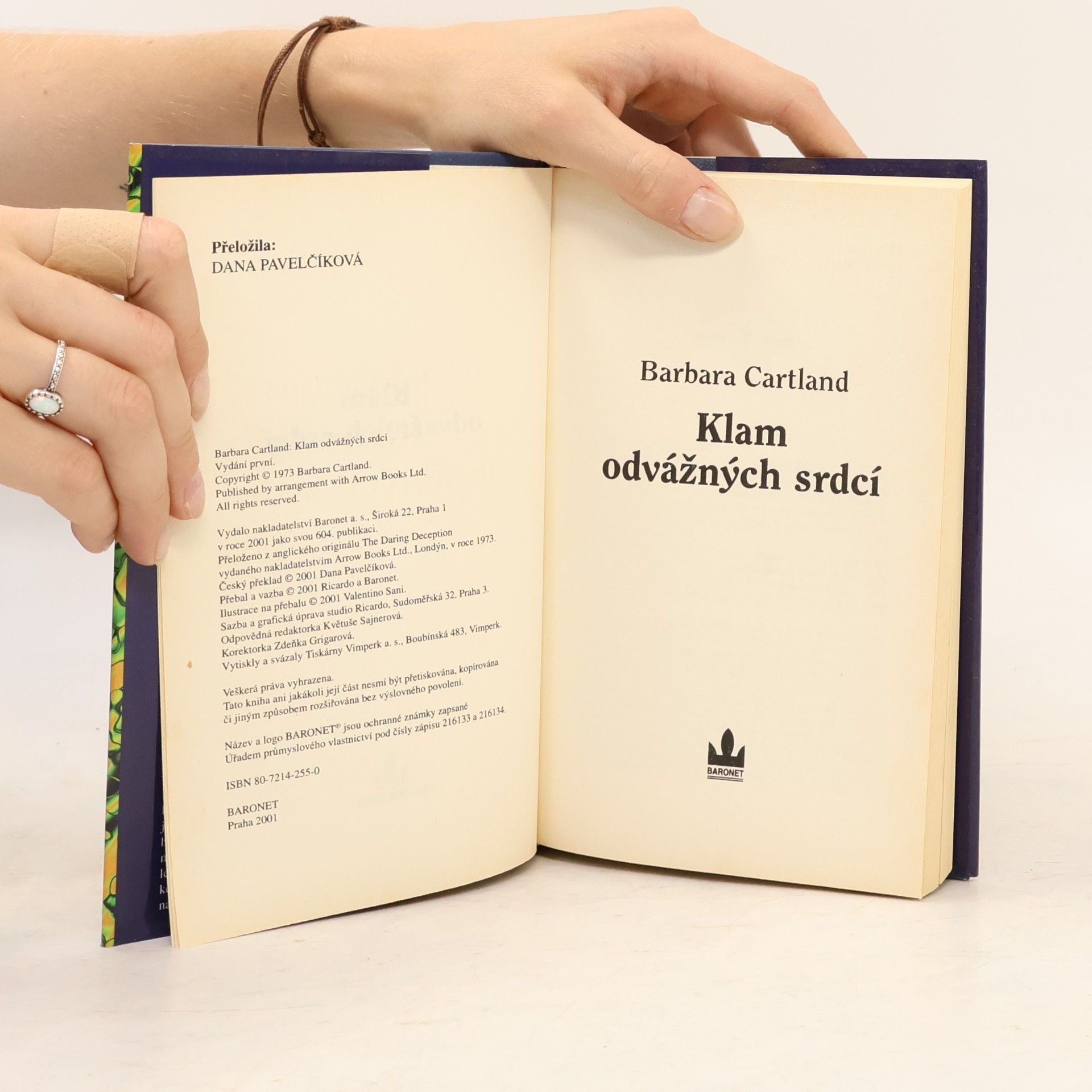 Barbara Cartland Klam odvážných srdcí