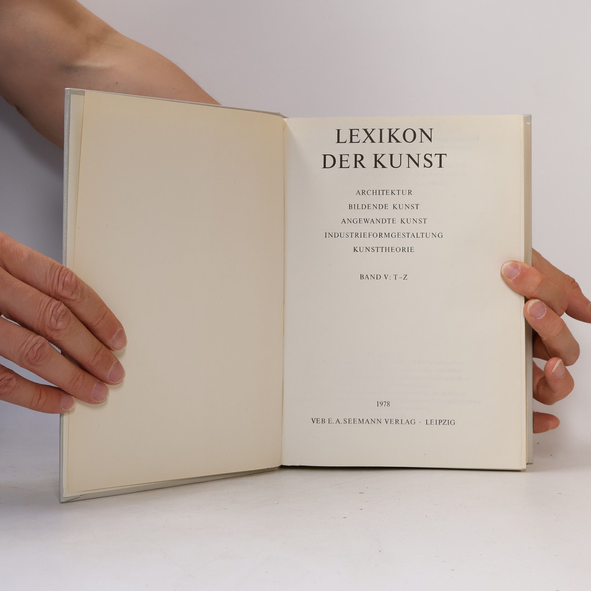 Autorenkollektiv Lexikon der Kunst 5. T-Z