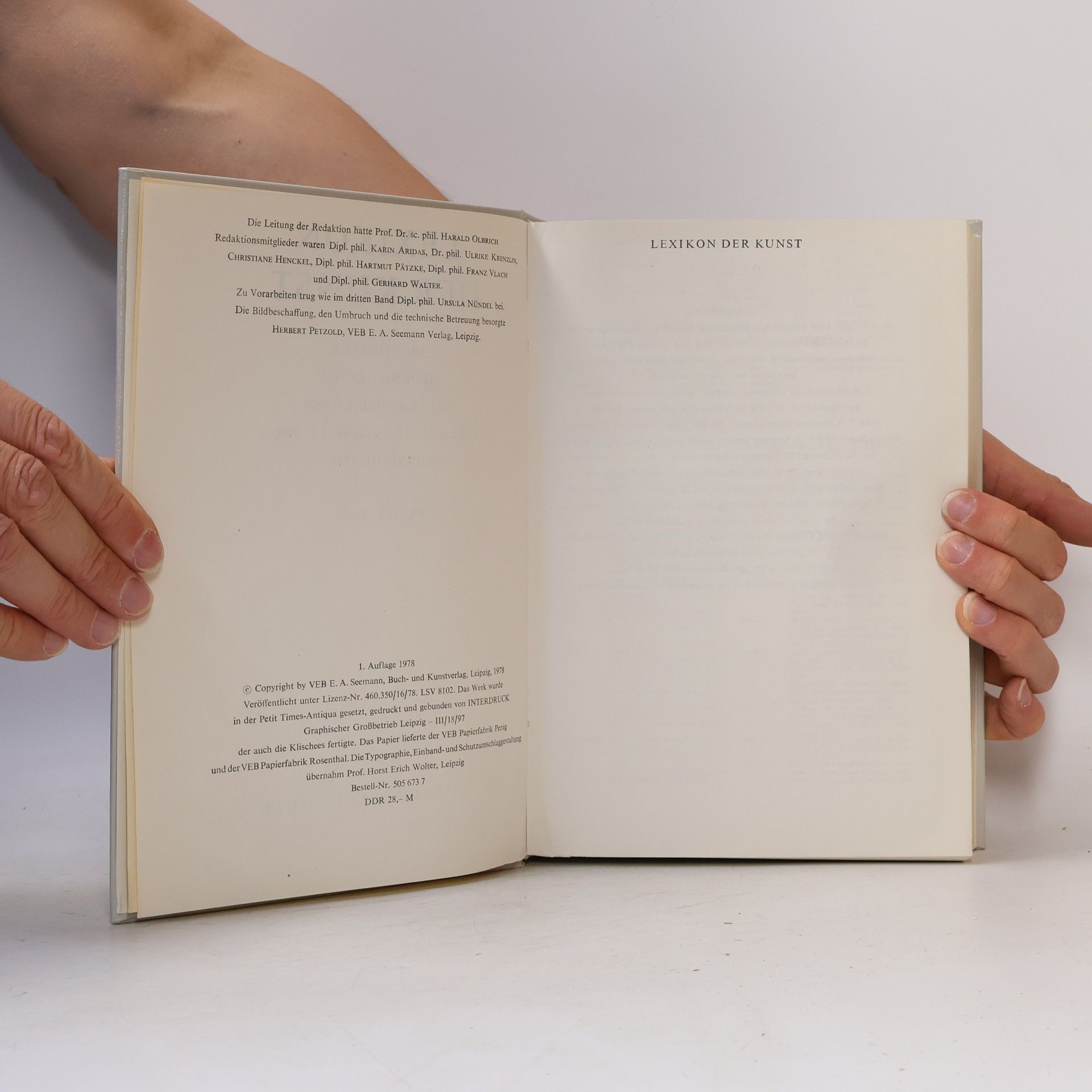 Autorenkollektiv Lexikon der Kunst 5. T-Z