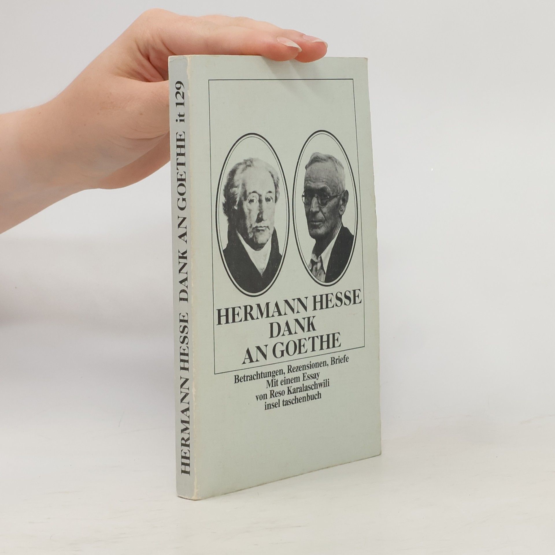 Hermann Hesse Dank an Goethe