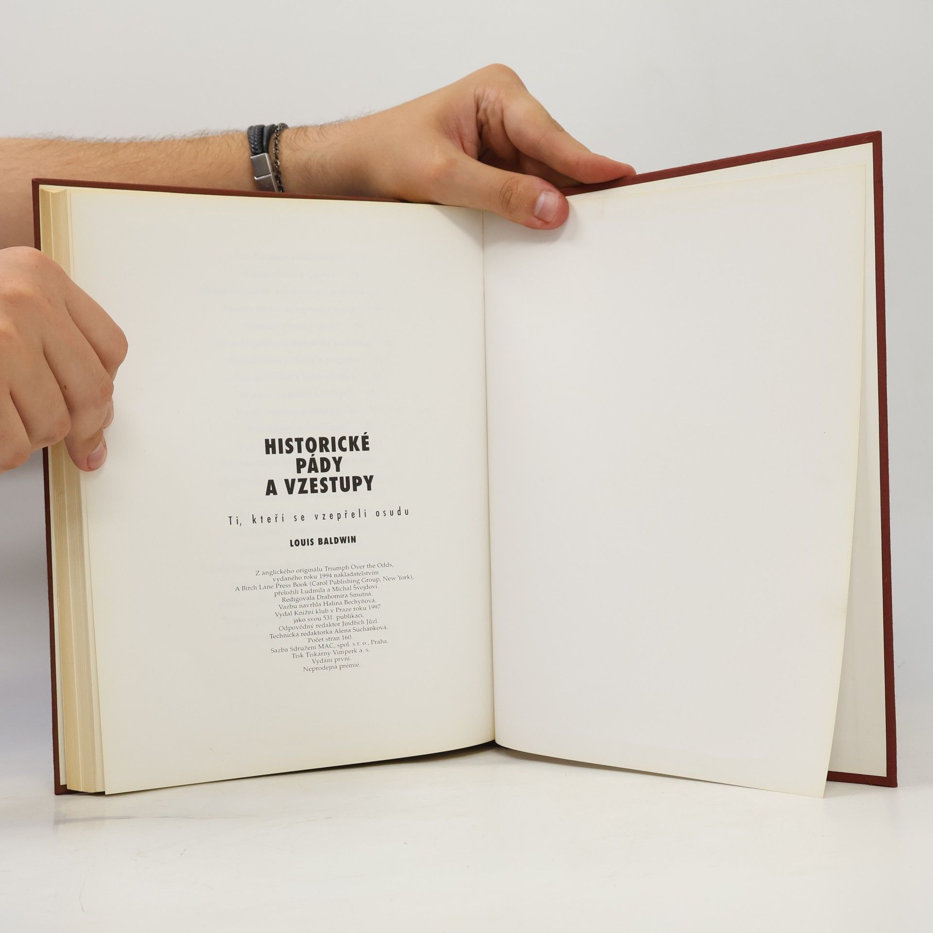 Louis Baldwin Historické pády a vzestupy