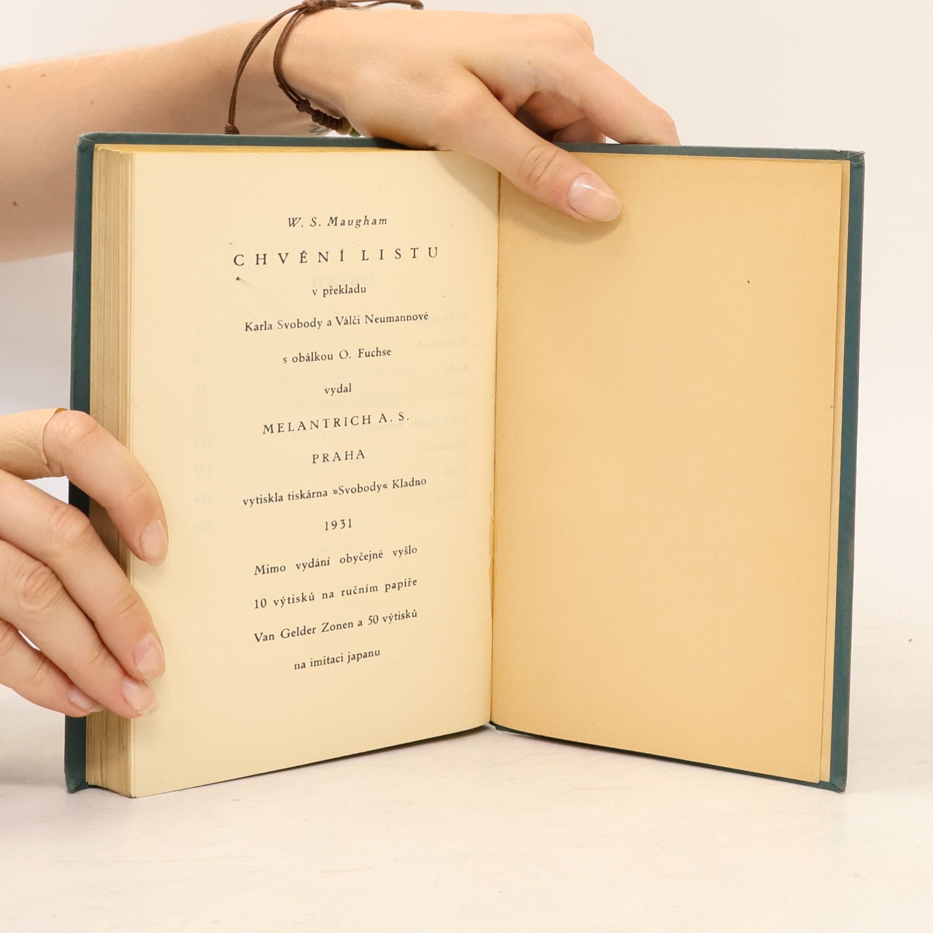 William Somerset Maugham Chvění listu