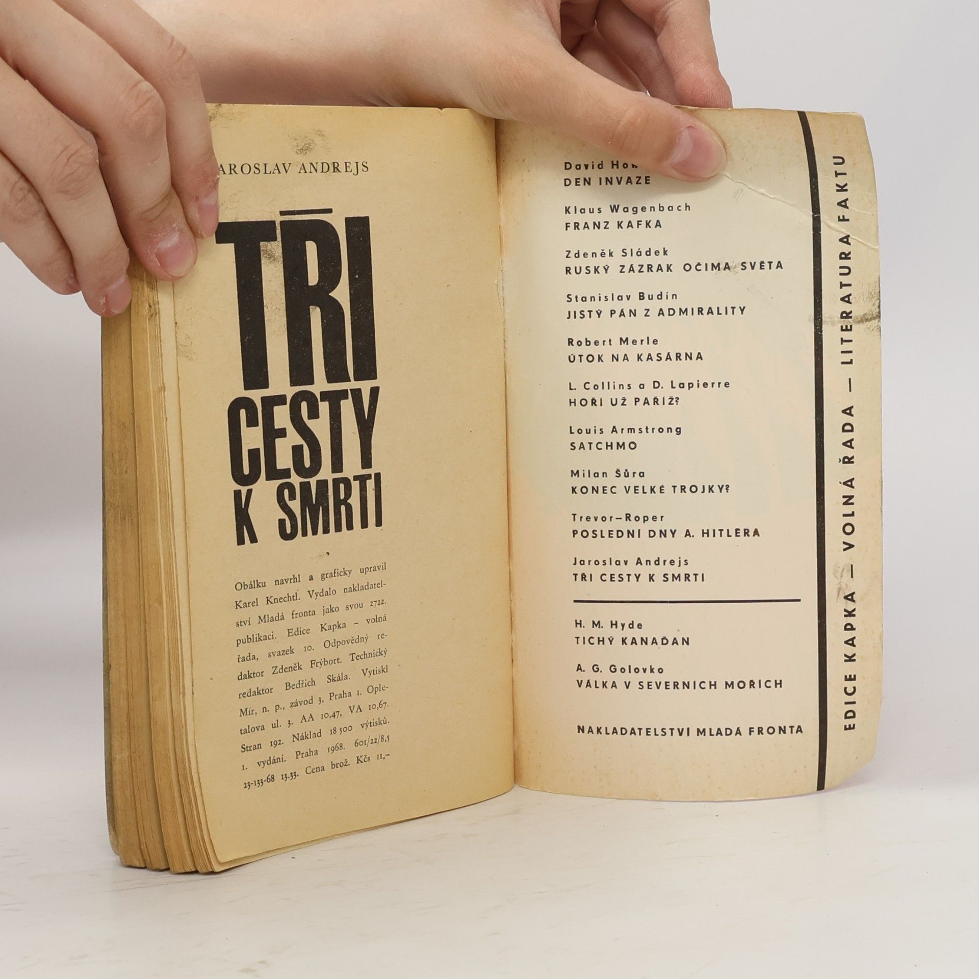 Jaroslav Andrejs Tři cesty k smrti