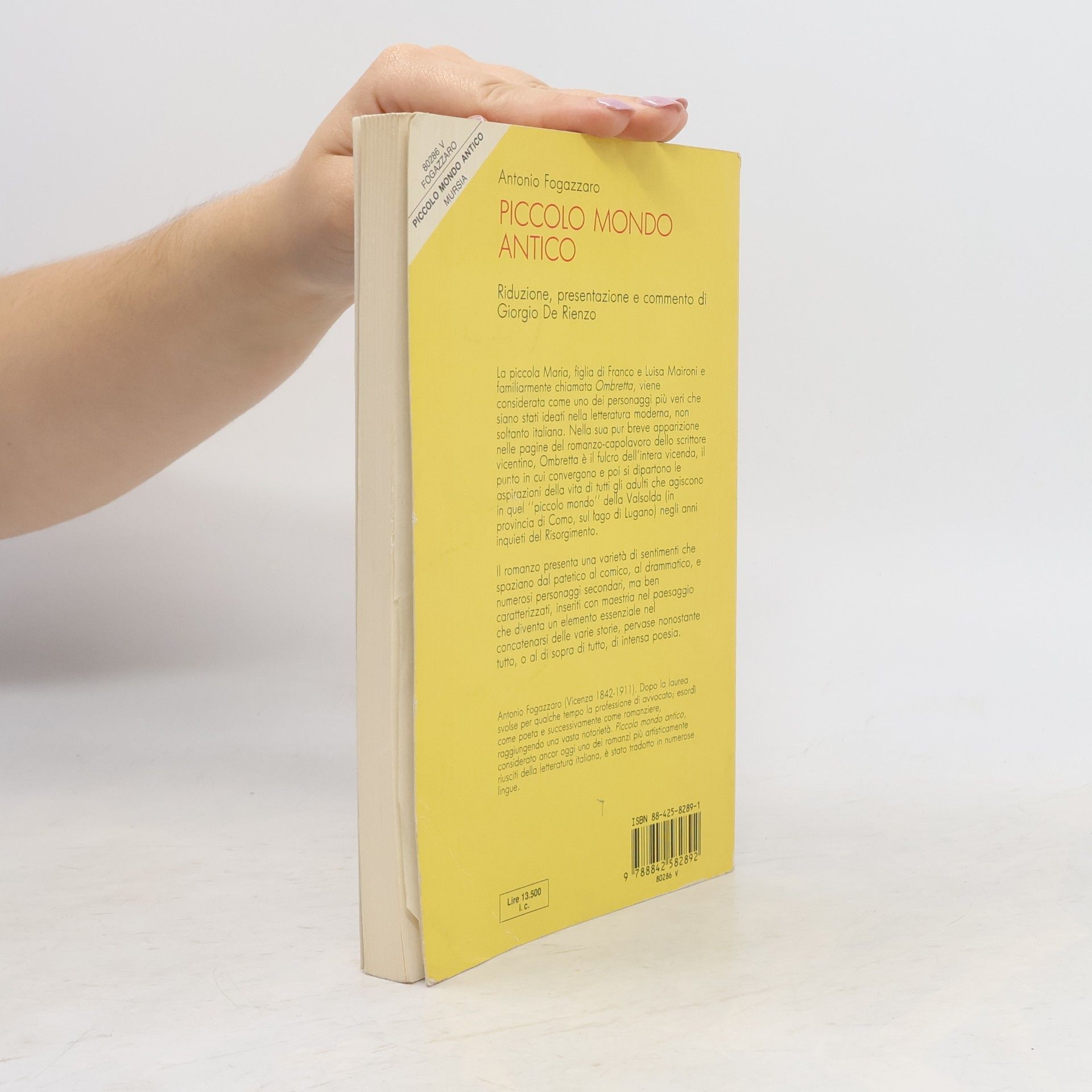 Antonio Fogazzaro Invito alla lettura: Piccolo mondo antico