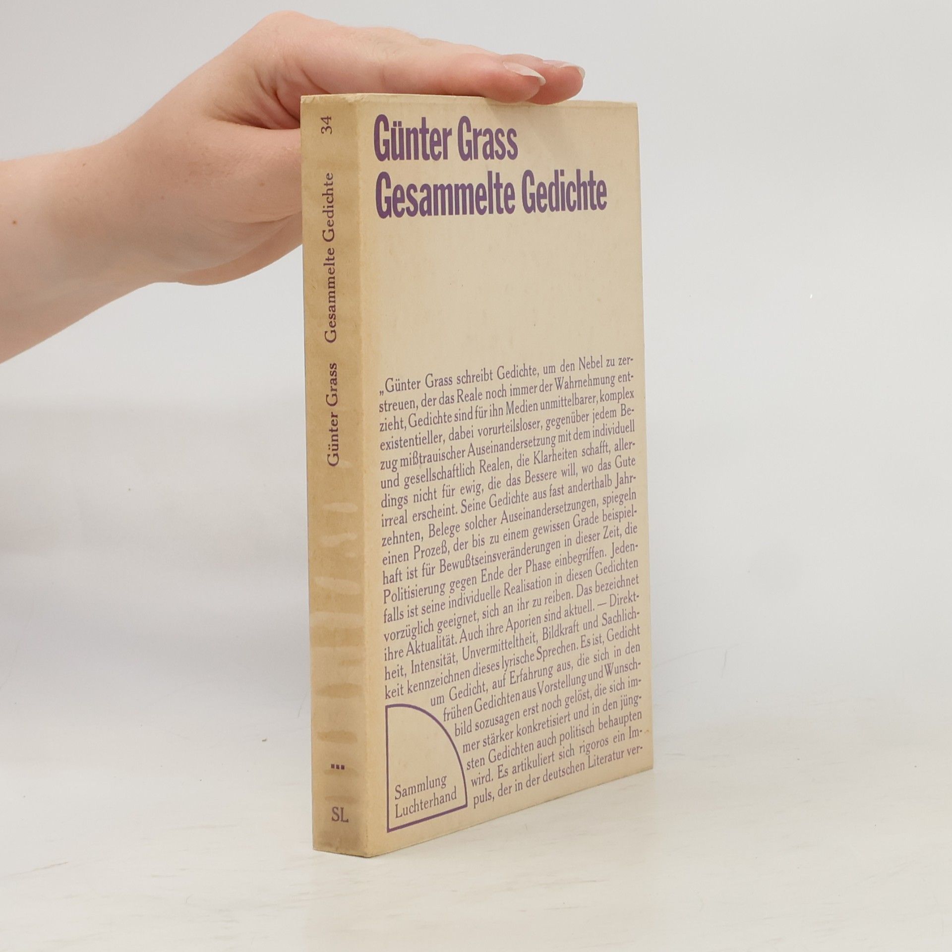 Günter Grass Gesammelte Gedichte
