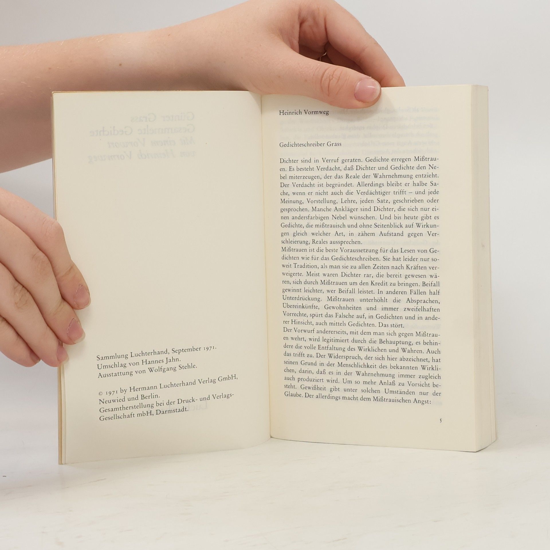 Günter Grass Gesammelte Gedichte
