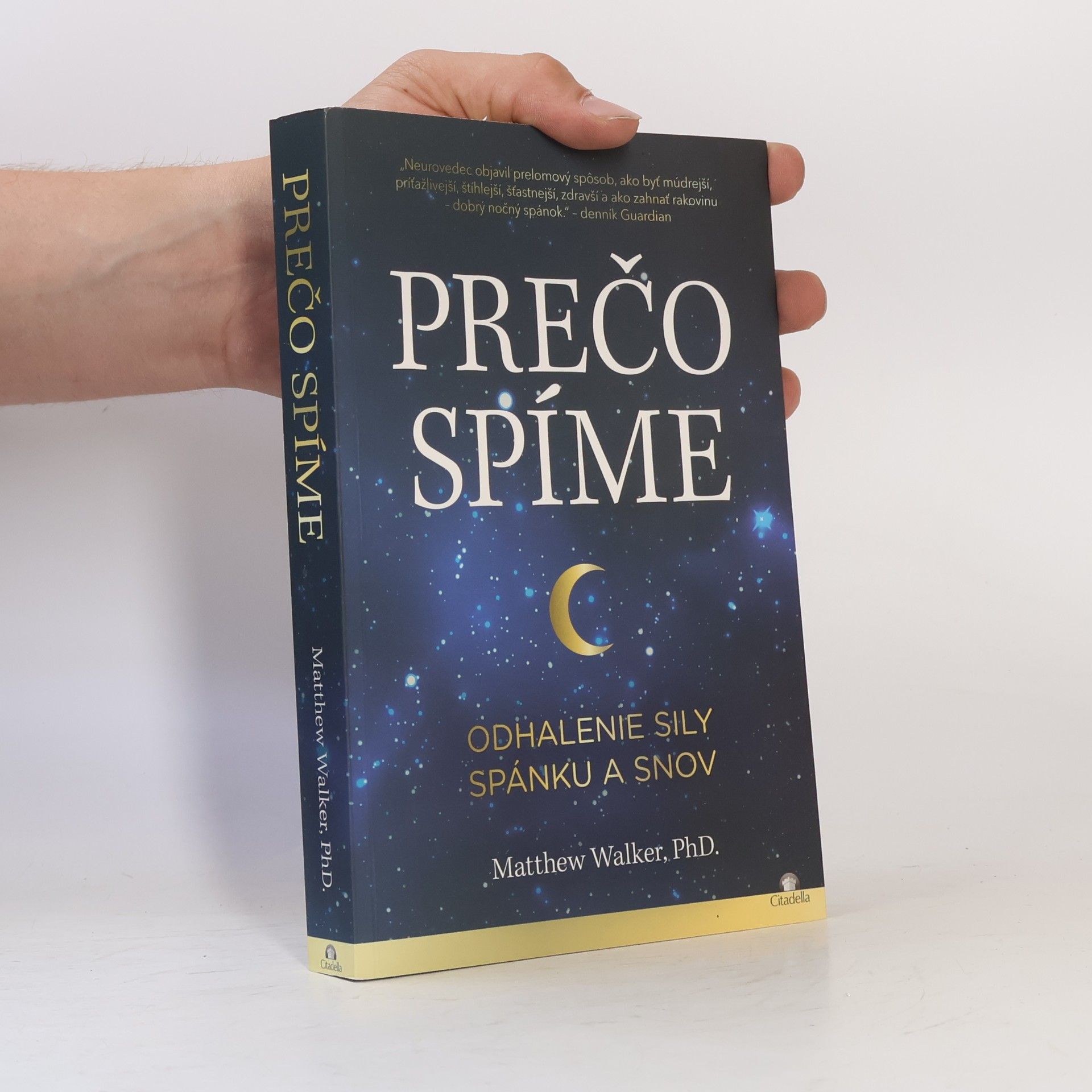 Matthew Walker Prečo spíme