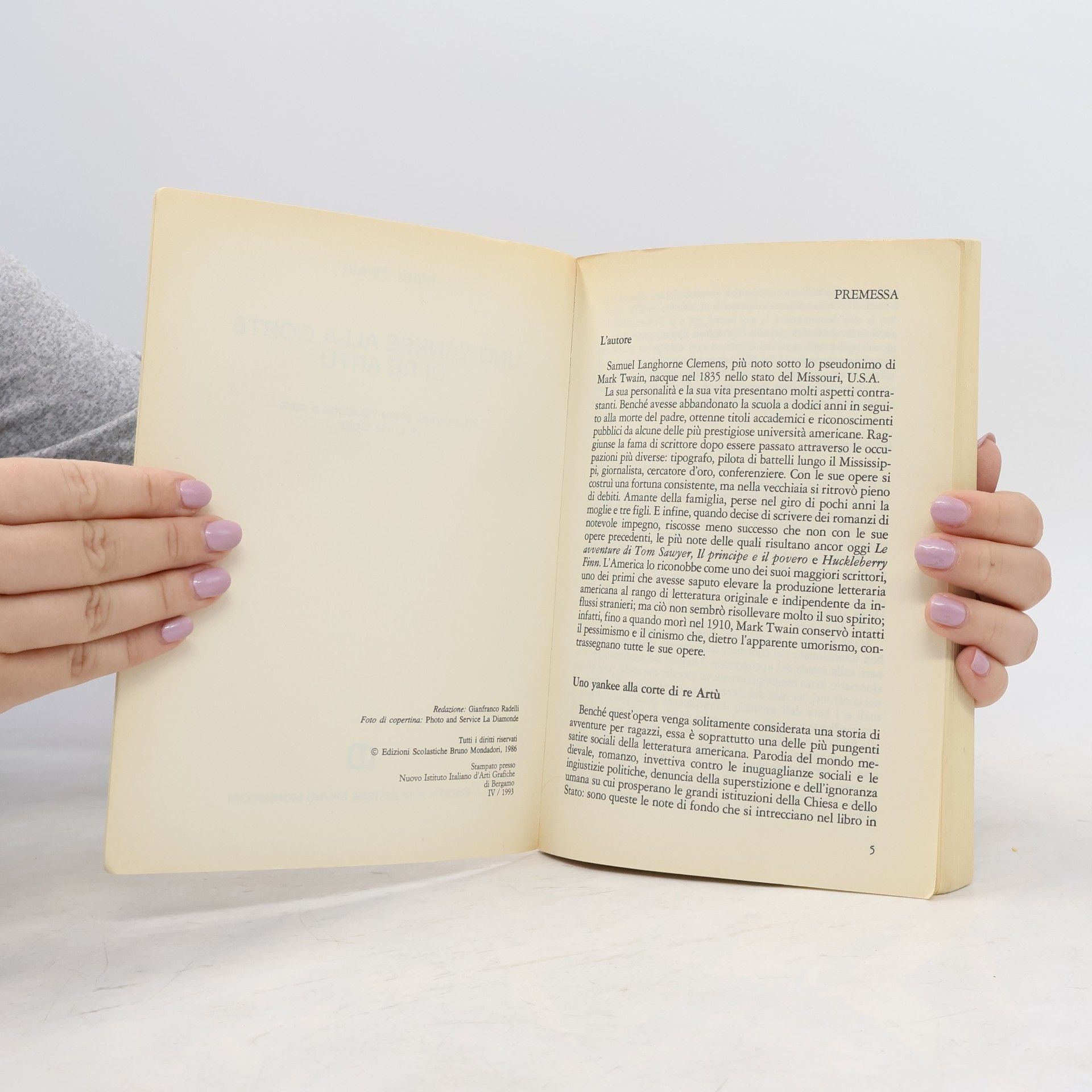 Mark Twain Narrativa moderna: Uno Yankee alla Corte di Re Artù