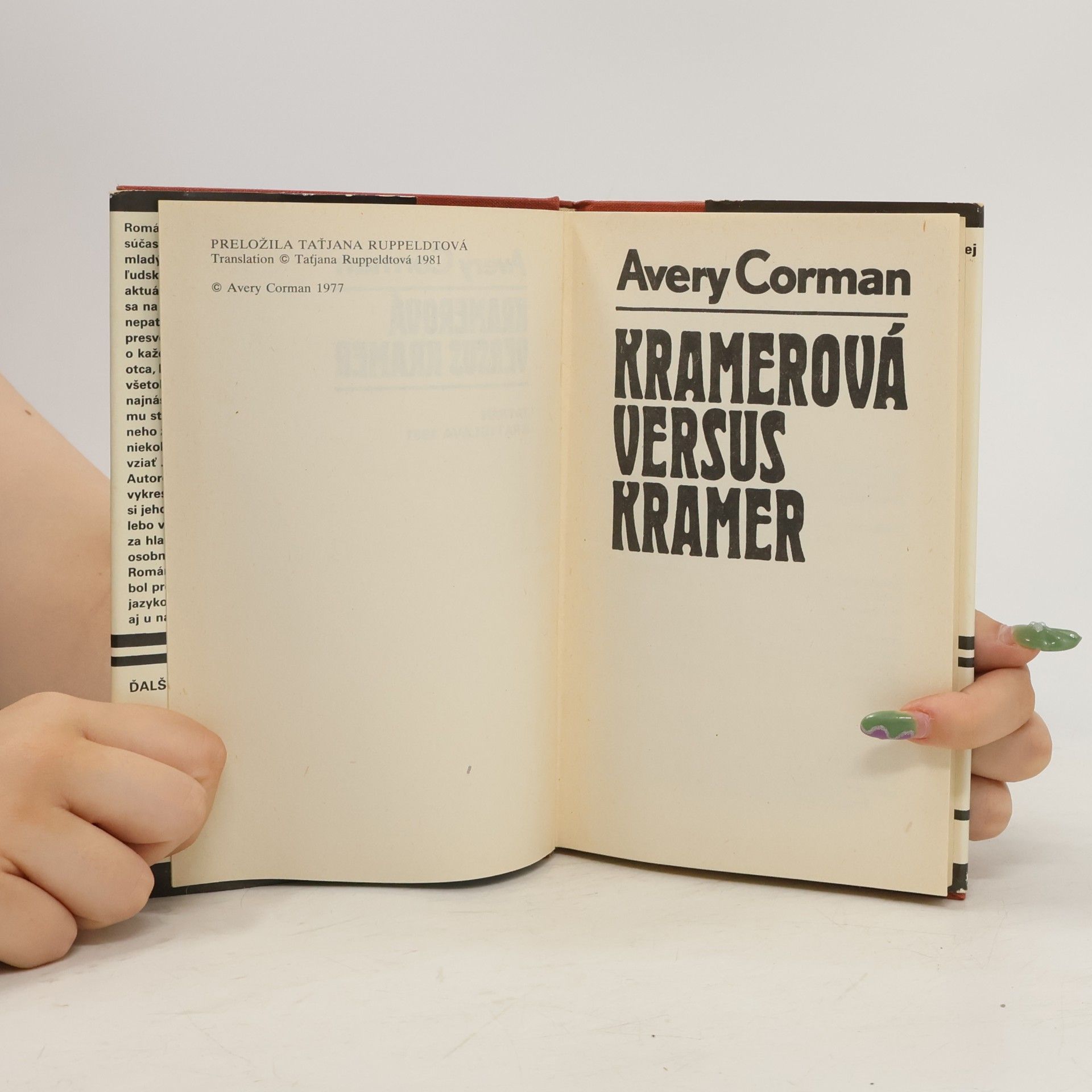 Avery Corman Kramerová versus Kramer