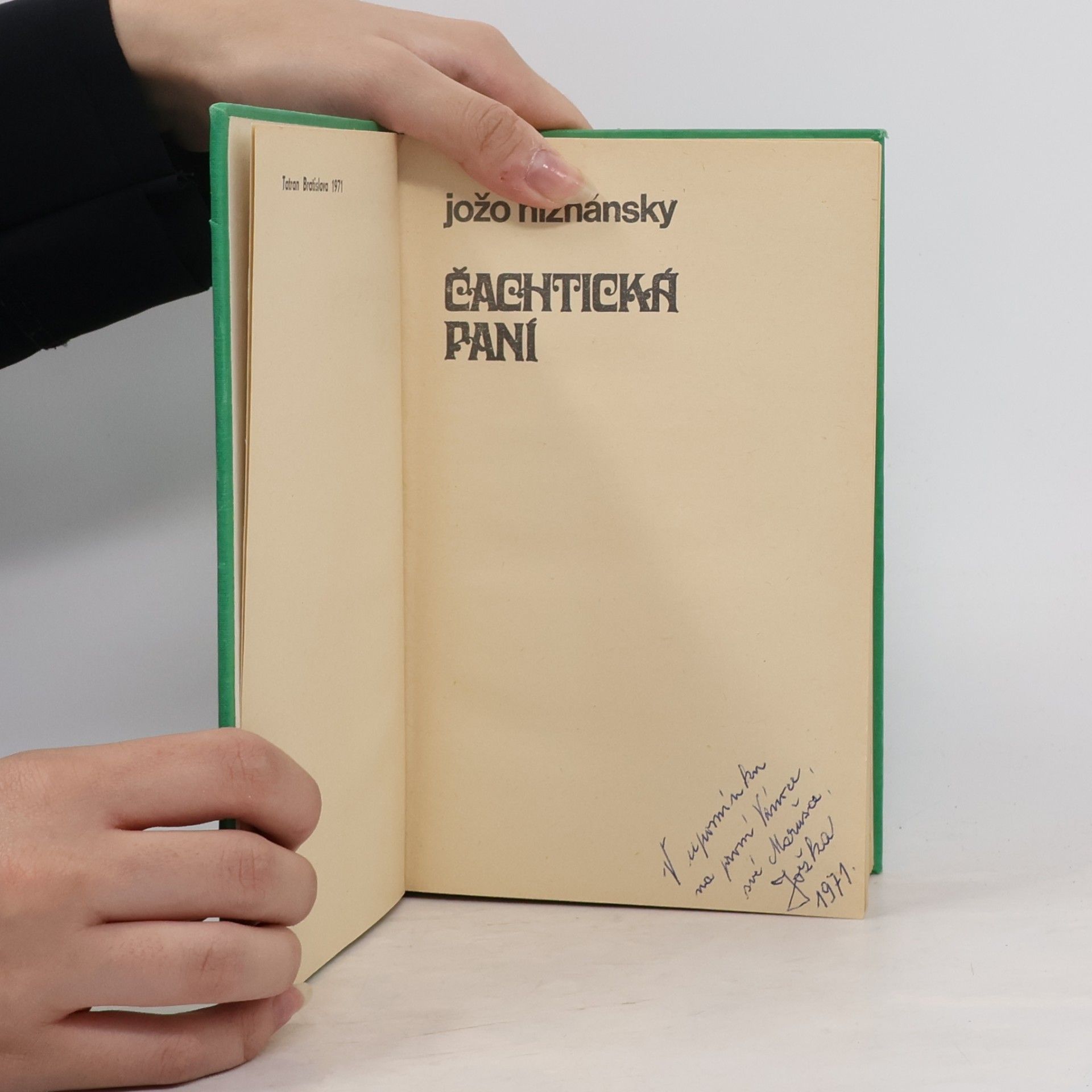Jožo Nižnánsky Čachtická paní