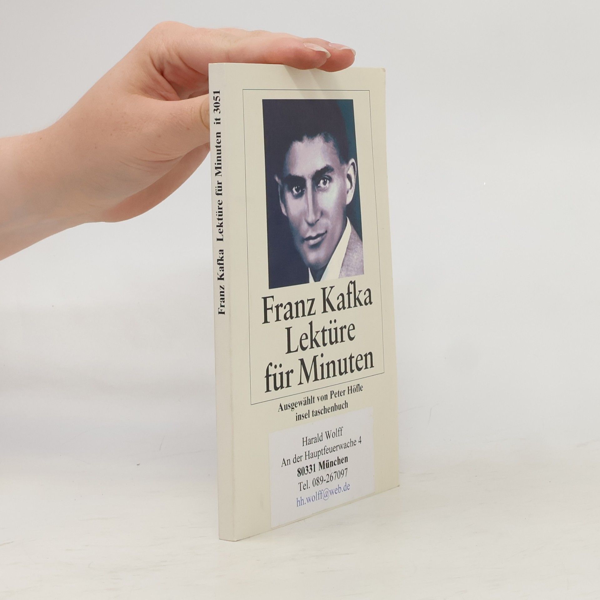 Franz Kafka Lektüre für Minuten