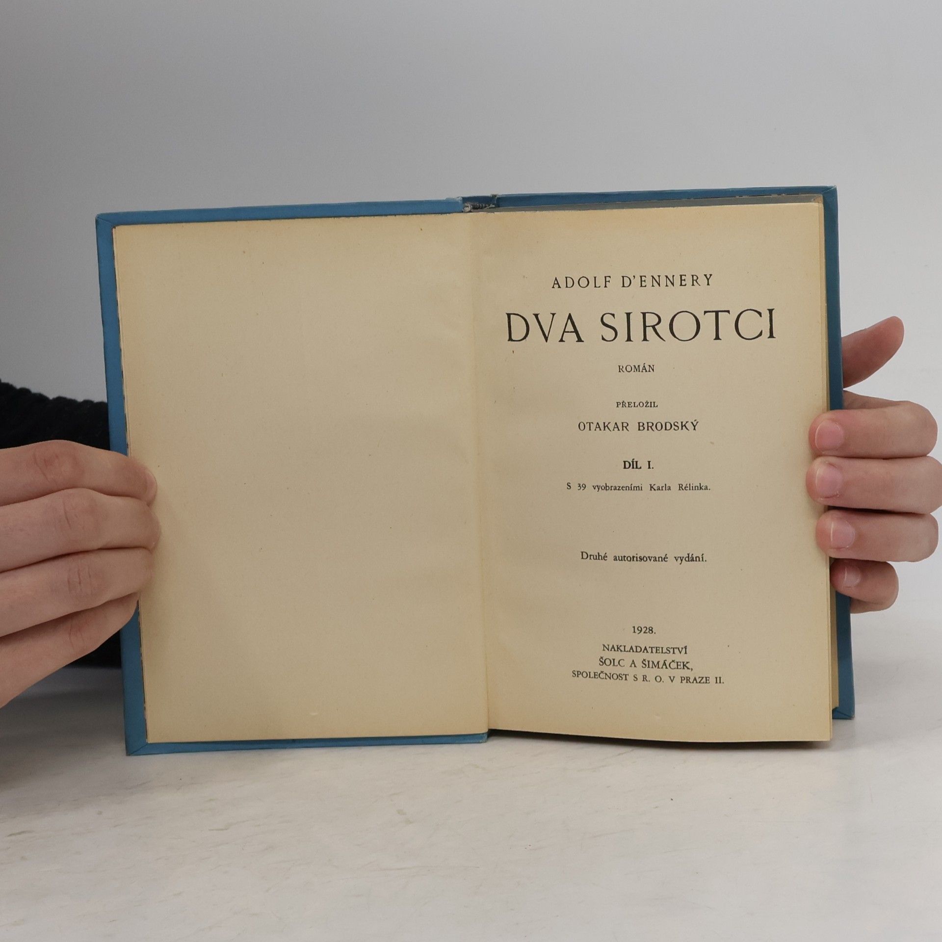Adolf d'Ennery Dva sirotci I.