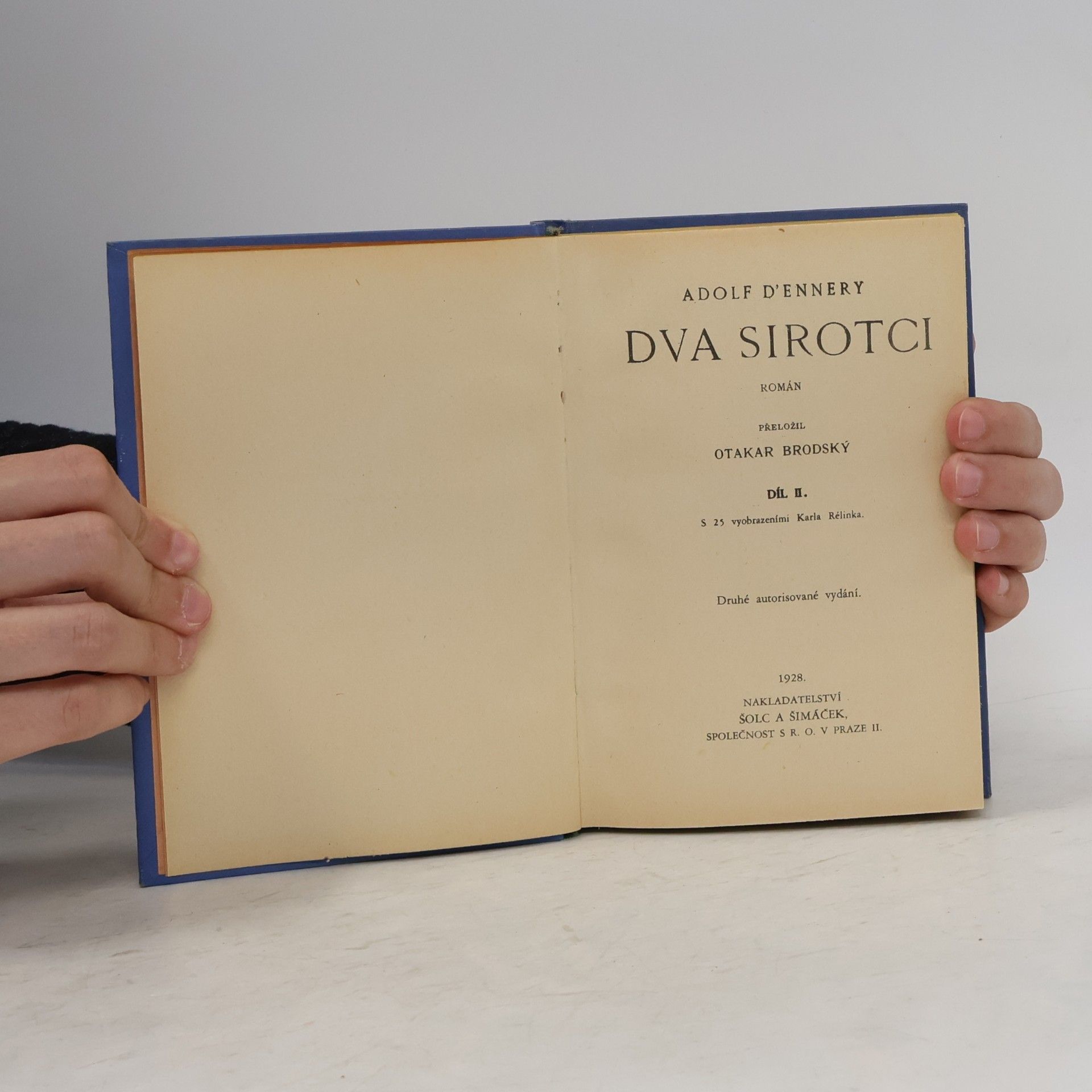 Adolf d'Ennery Dva sirotci II.
