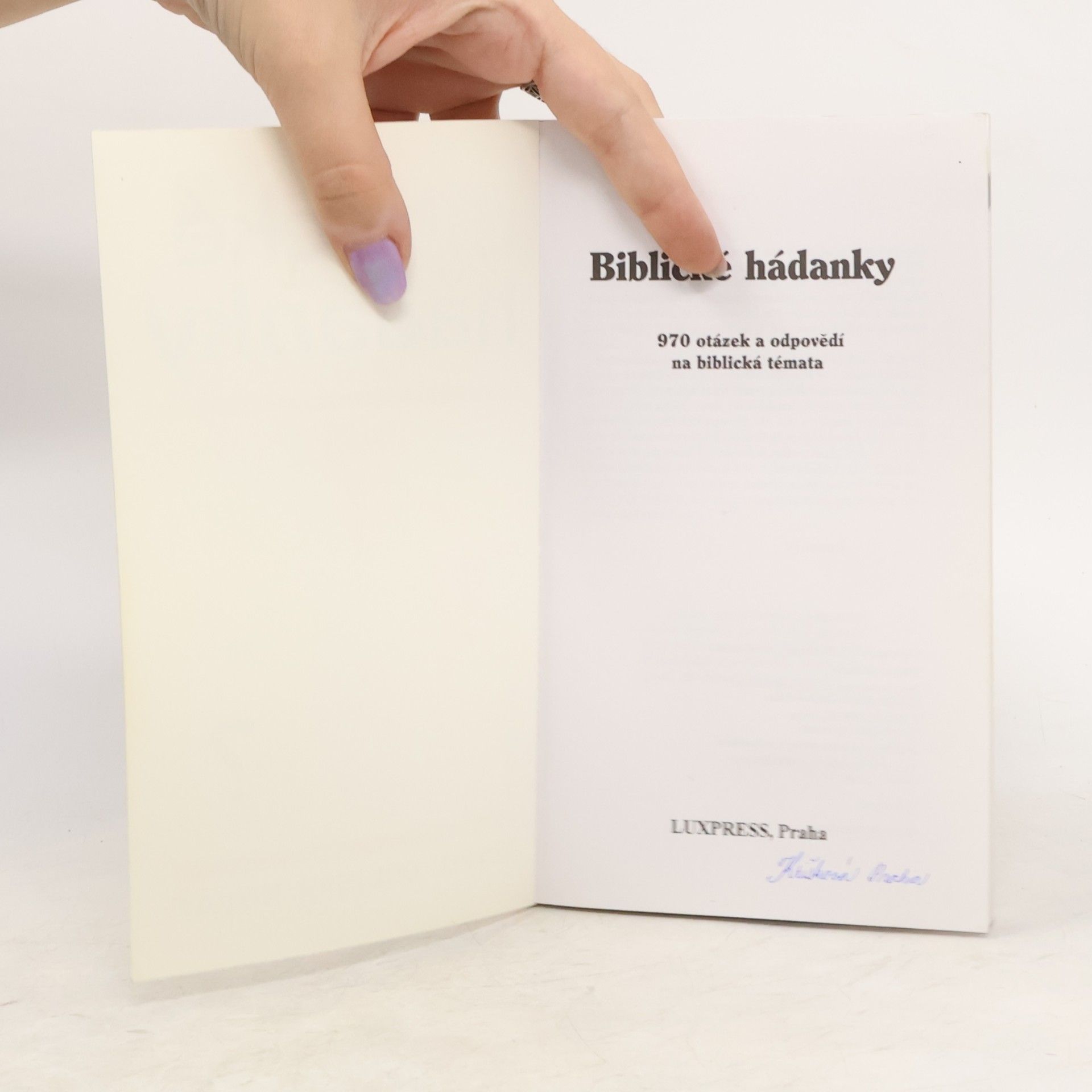 Jan Vladislav Biblické hádanky