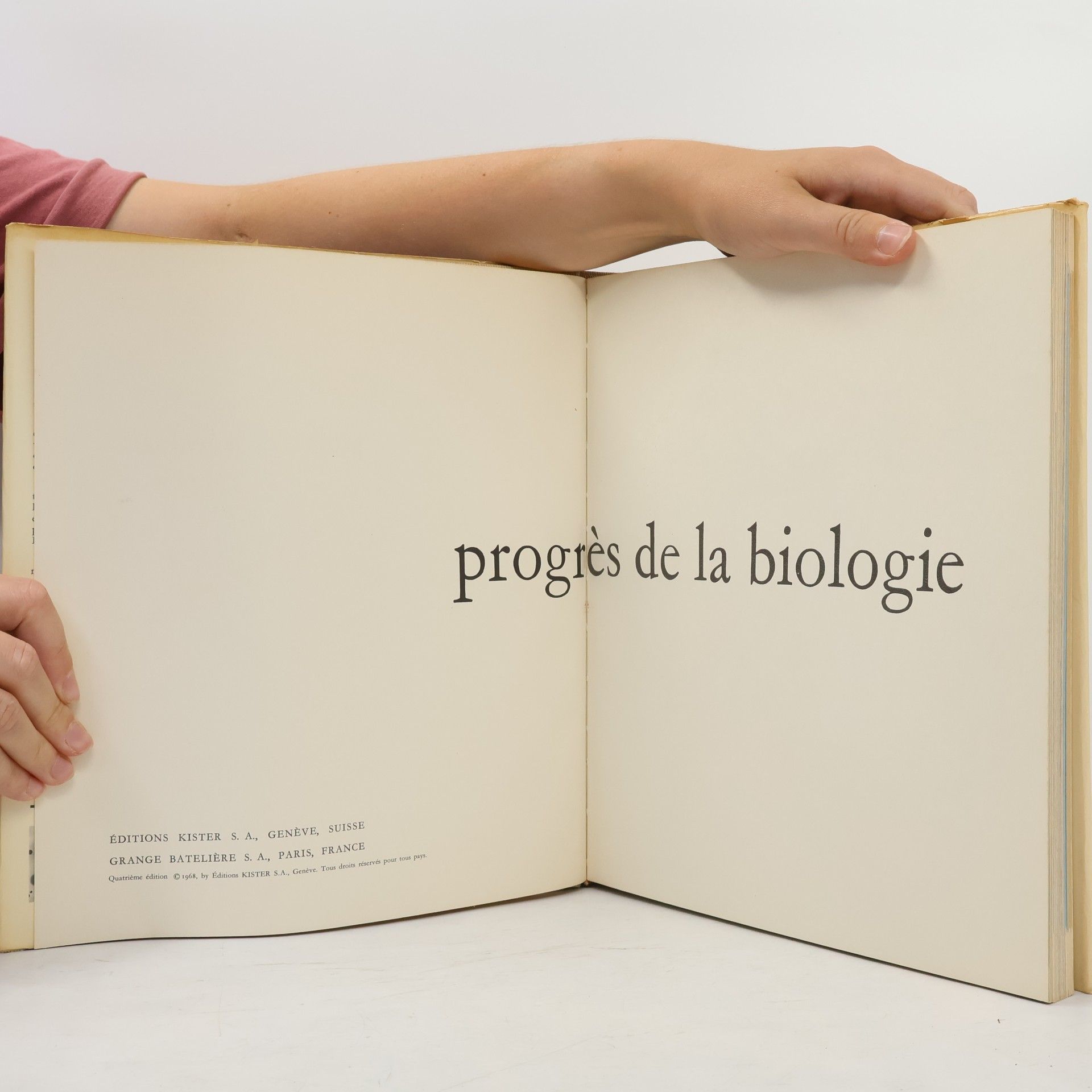Collectif d'auteurs Progrès de la biologie