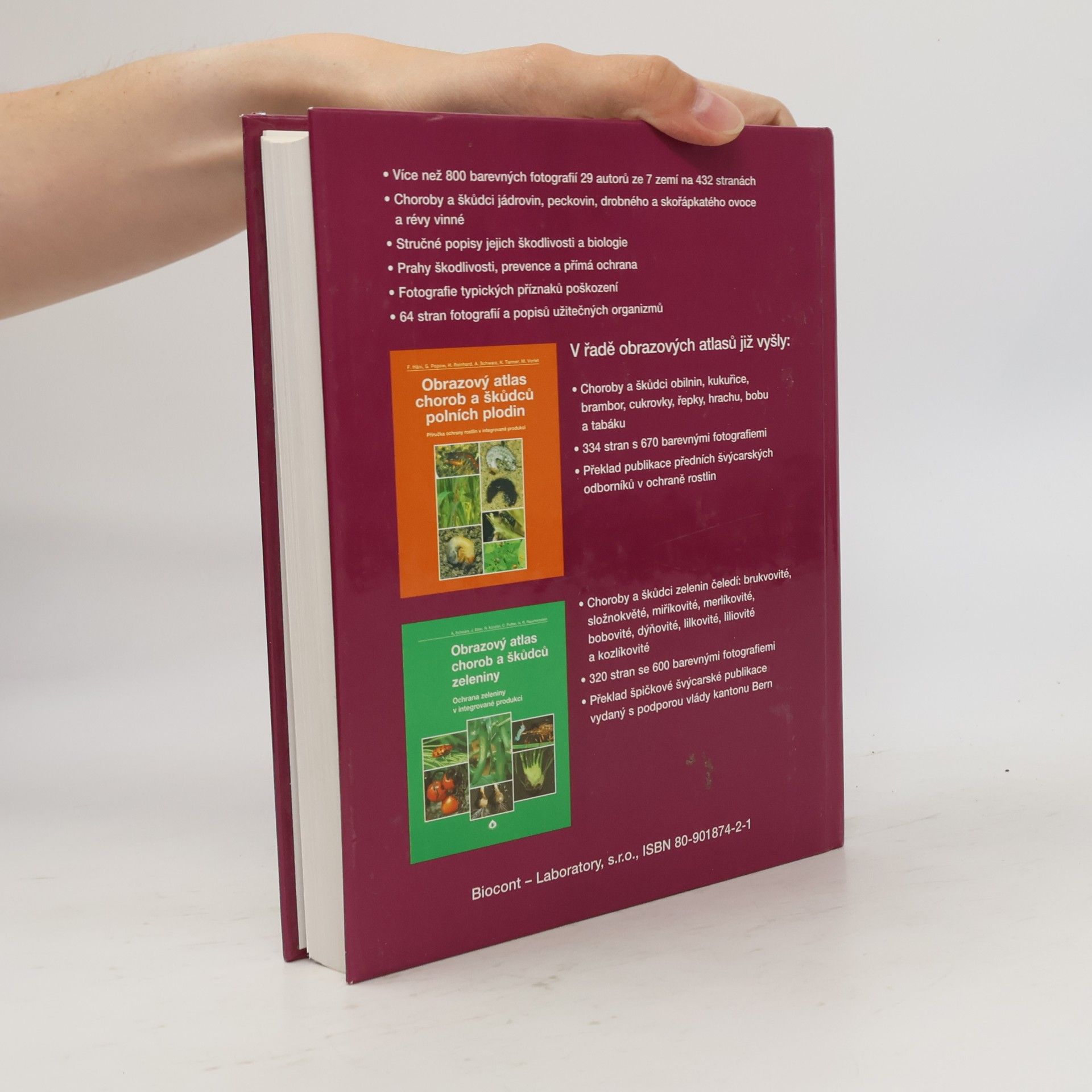 M. Hluchý Obrazový atlas chorob a škůdců ovocných dřevin a révy vinné