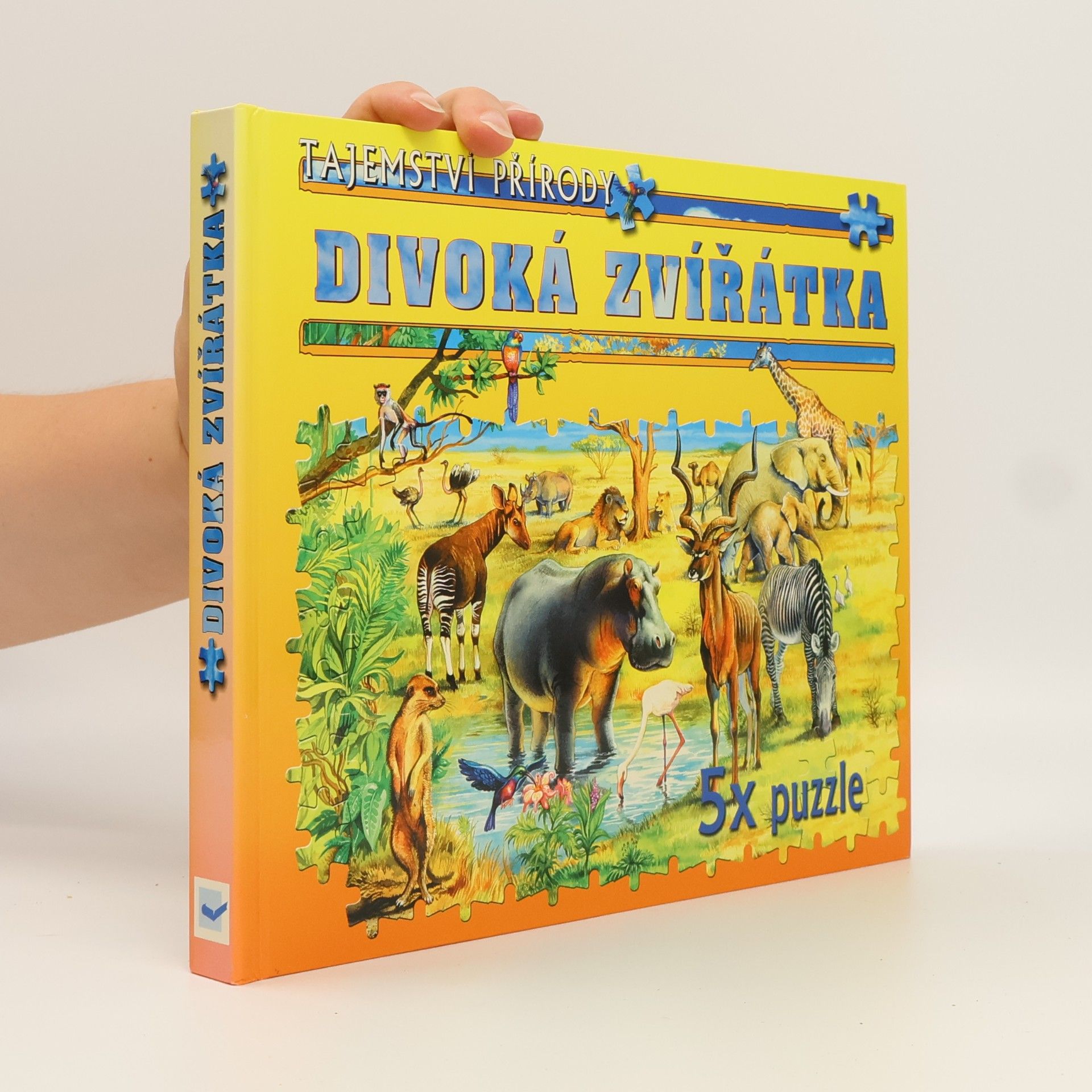 Autores varios Divoká zvířátka. 5x puzzle