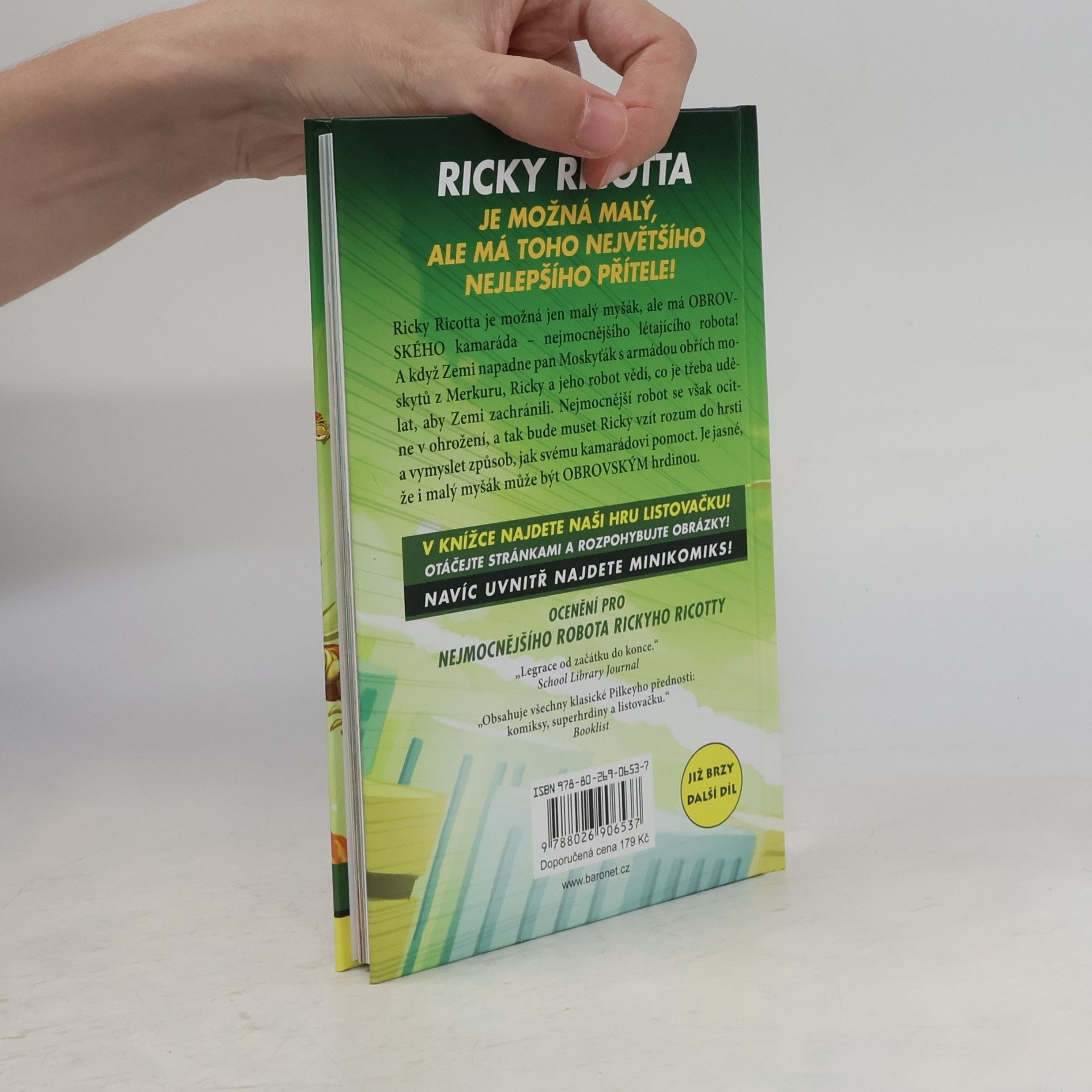 Dav Pilkey Nejmocnější robot Rickyho Ricotty vs. obří moskyti z Merkuru