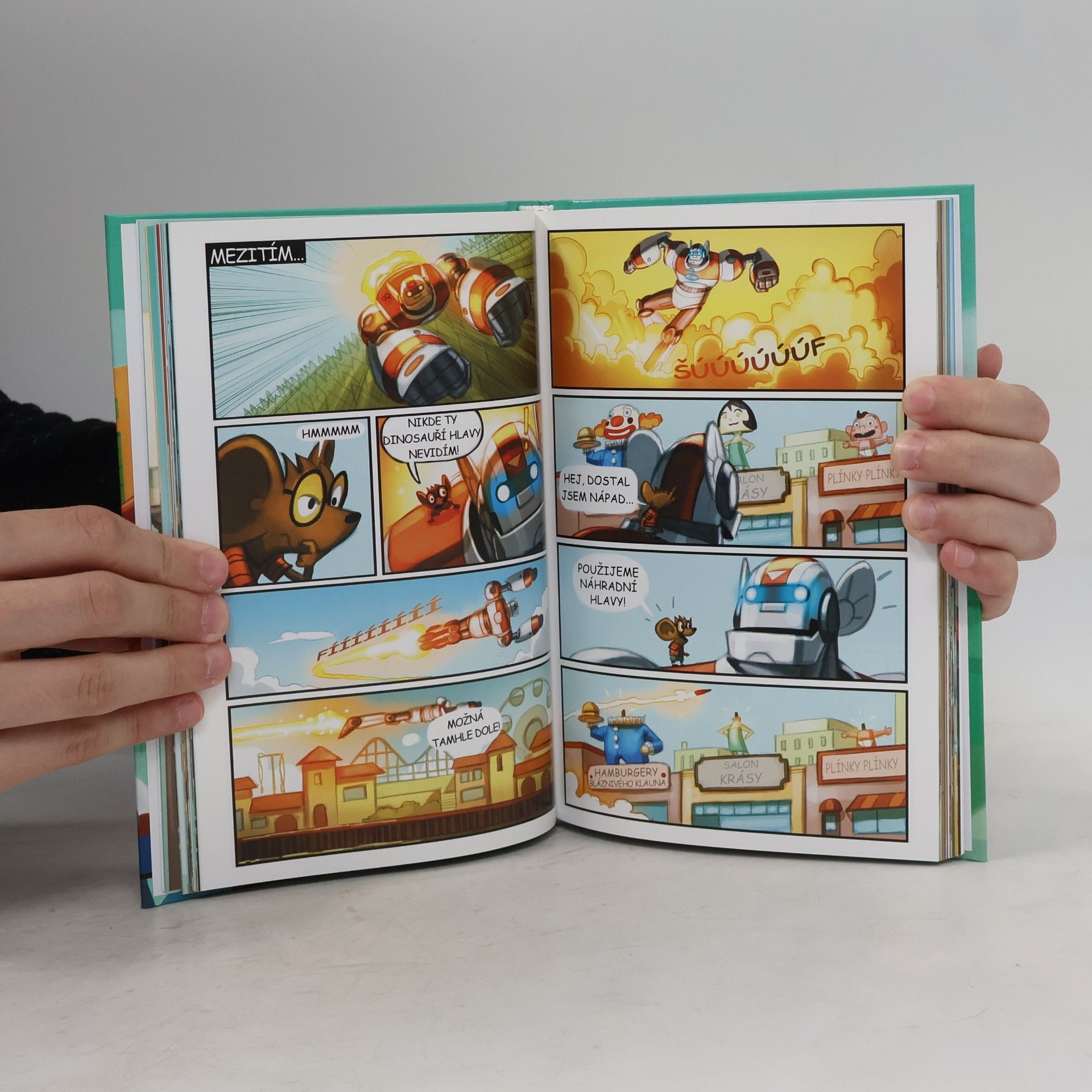 Dav Pilkey Nejmocnější robot Rickyho Ricotty vs. jurští králíci z Jupiteru