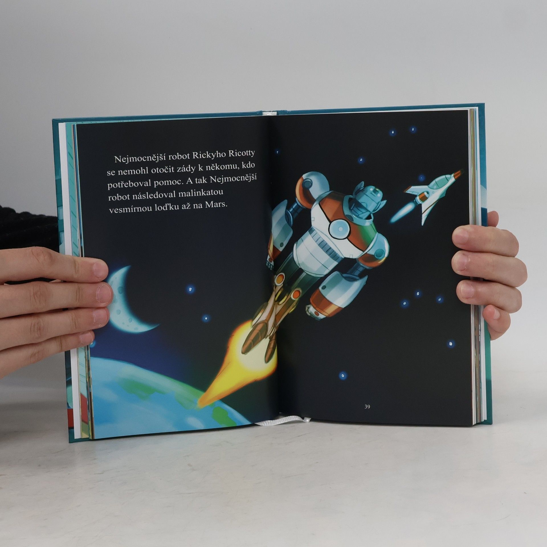 Dav Pilkey Nejmocnější robot Rickyho Ricotty vs. mechanické opice z Marsu