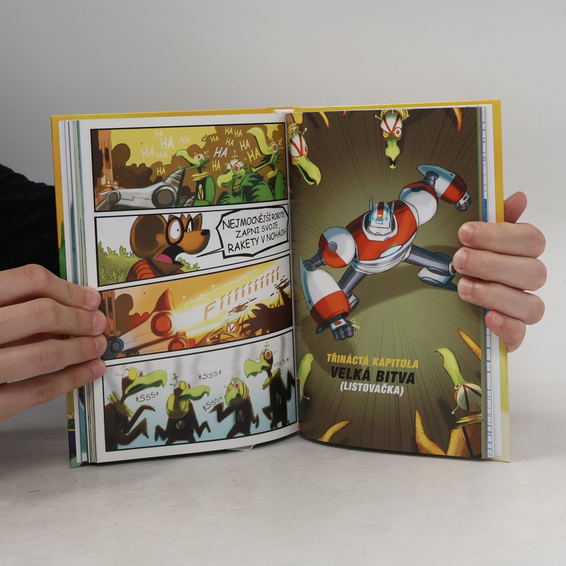 Dav Pilkey Nejmocnější robot Rickyho Ricotty vs. ďábelští supové z Venuše